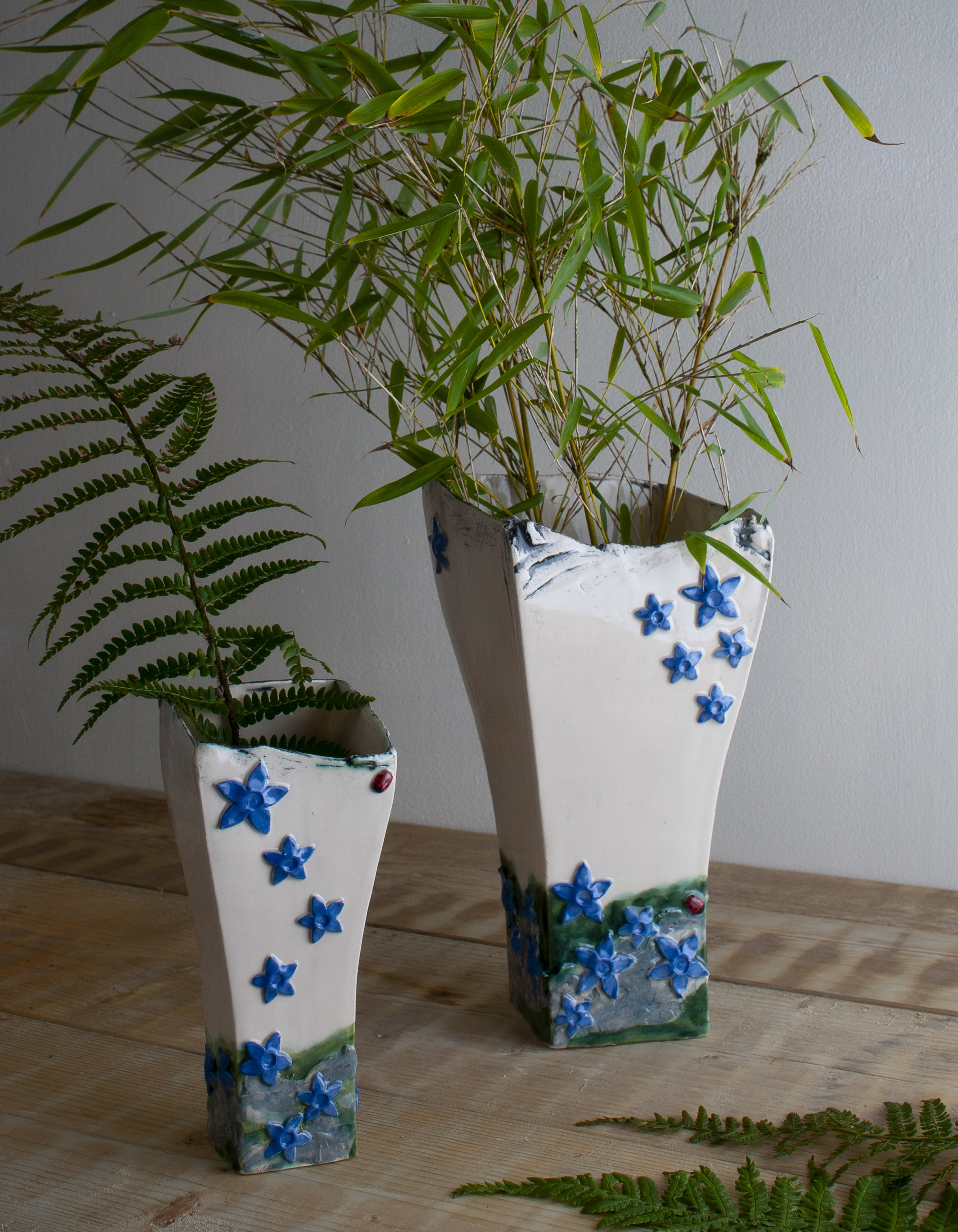 Blue Gentian Vase - Burren Collection