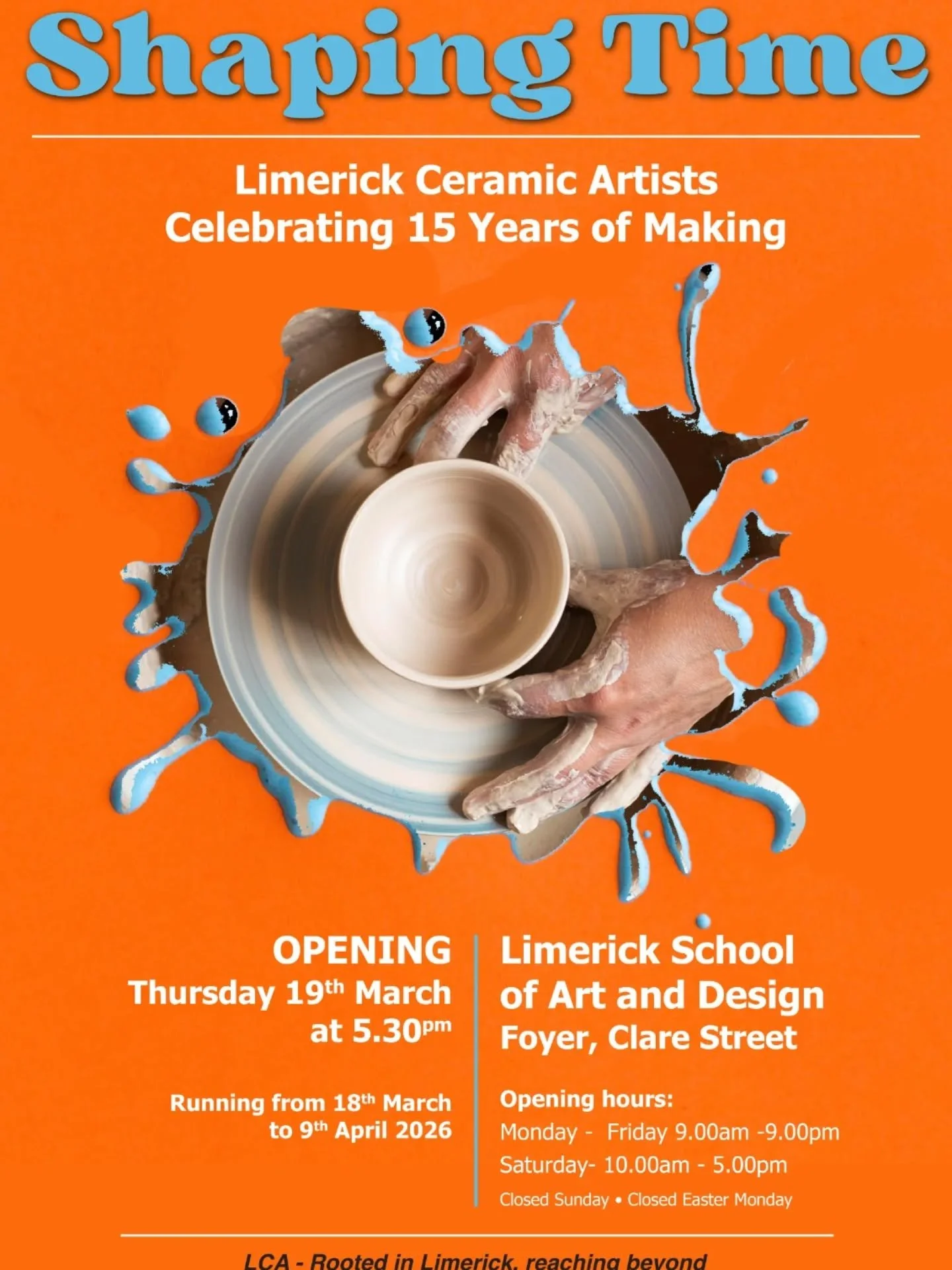 Shaping Time
I graduated from LSAD in 1994, now three decades later, I will be exhibiting for the 15th anniversary of the Limerick Ceramic Artists exhibition.

My new work explores the friction between the distractions of the modern world and the qui