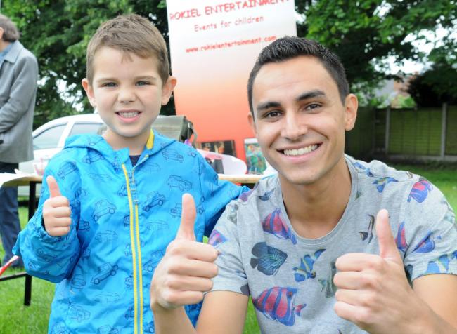 Ben at Wordsley Festival