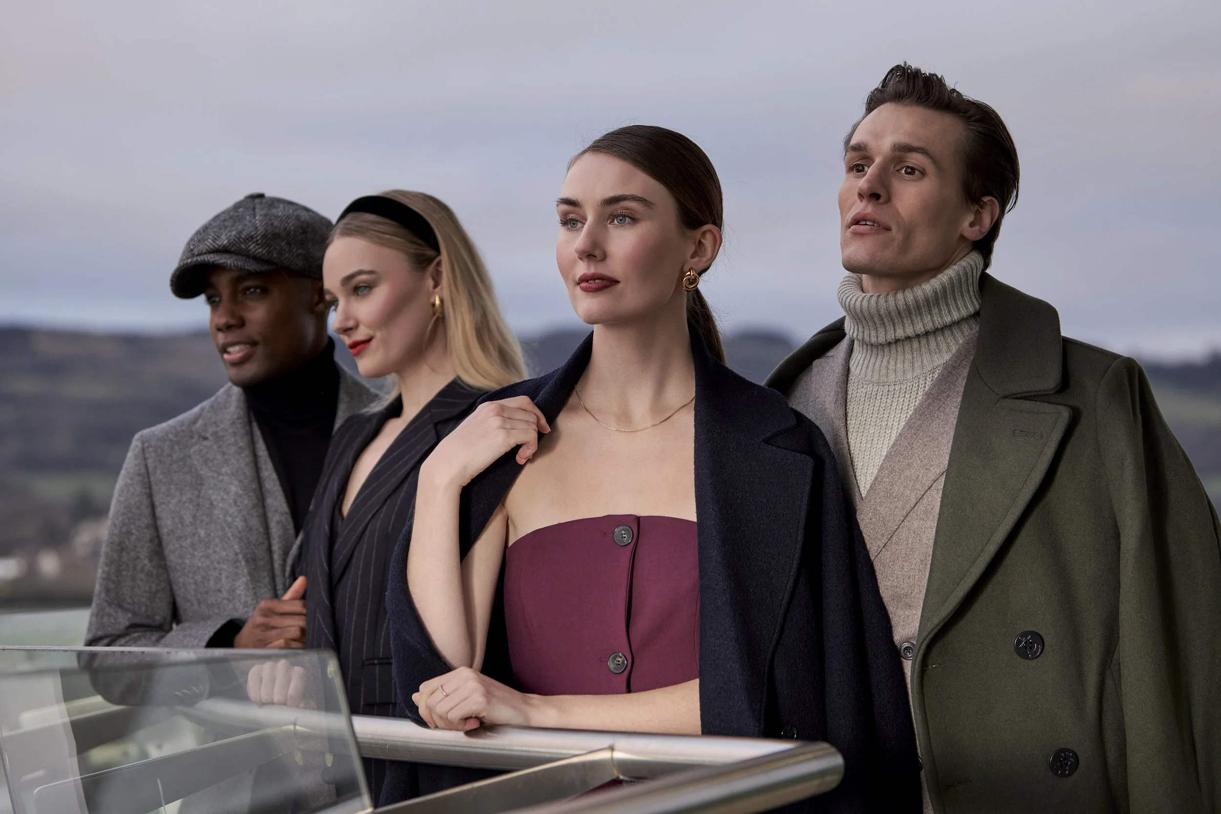 Styled photo shoot for Cheltenham Racecourse