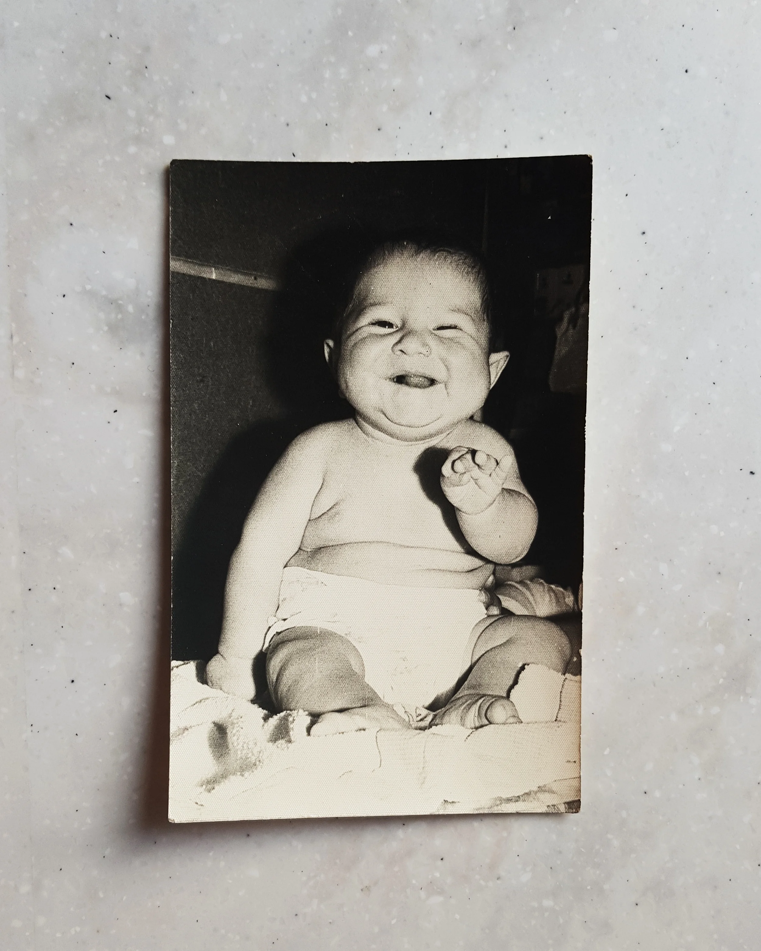 This picture of a baby I found at a flea market in San Telmo describes my feelings about Buenos Aires perfectly