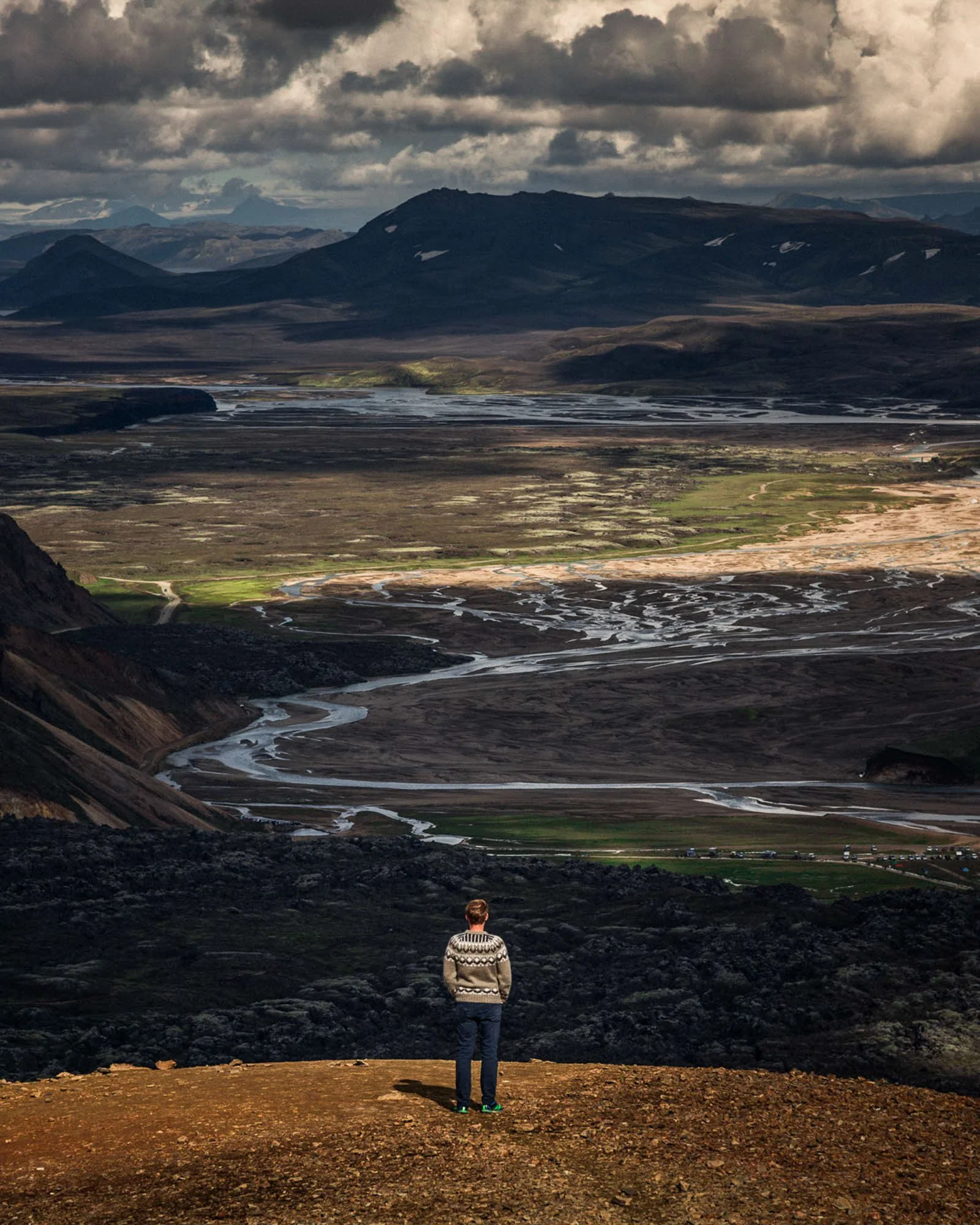 Landmannalaugar view in Iceland Highlands