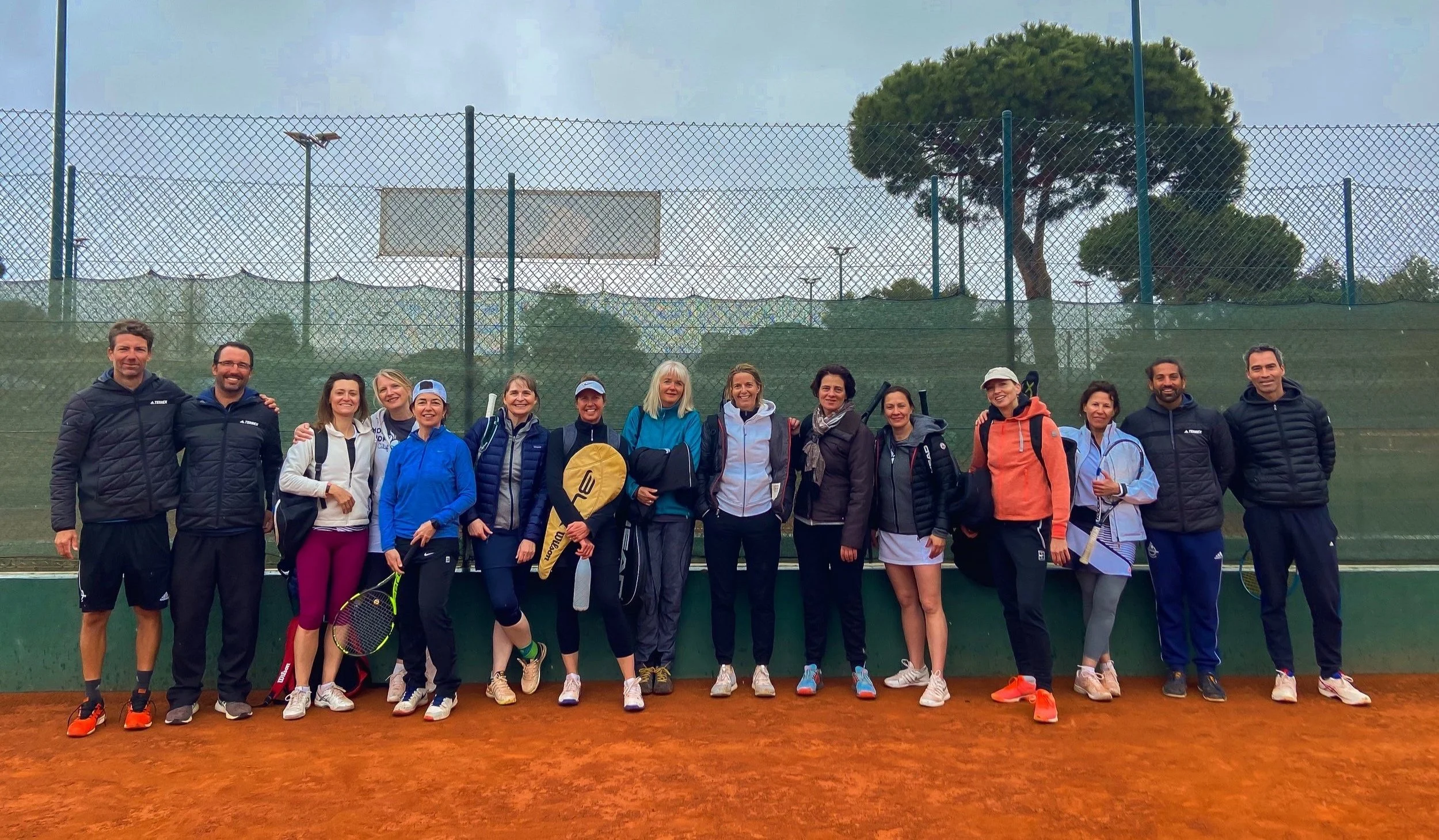 Group of 11 Interclub Team Players at our academy