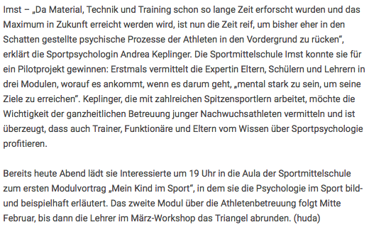 Printausgabe der Tiroler Tageszeitung vom Fr, 06.02.2015
