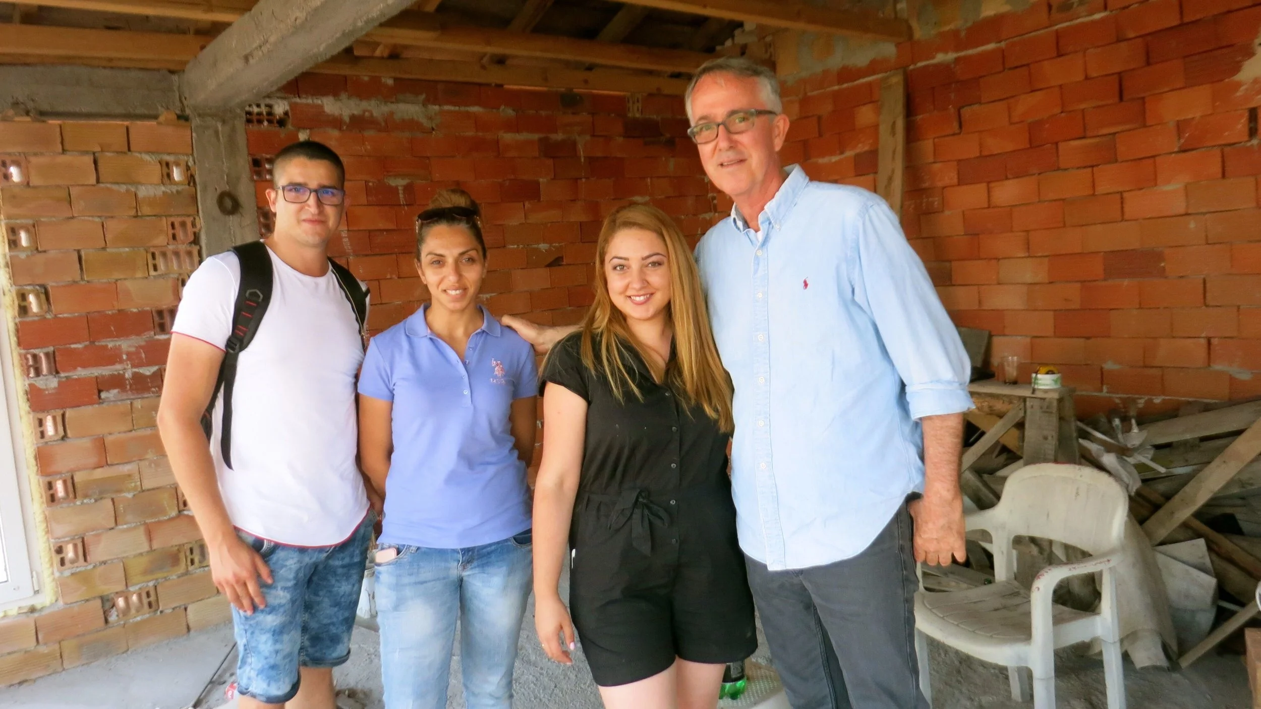 As part of his Specialist grant in Bulgaria, Rooney (right) spent time with Roma lawyers to learn more about current challenges in accessing legal services