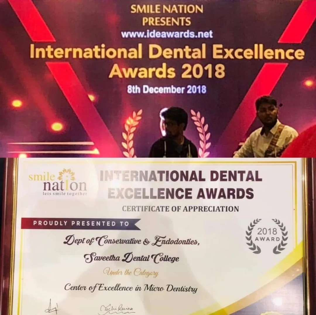 International Dental Excellence award 2018