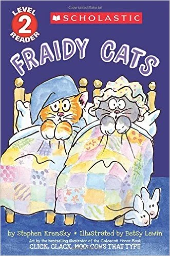 download audio ↑ " Fraidy Cats ," by Stephen Krensky. ( buy book )