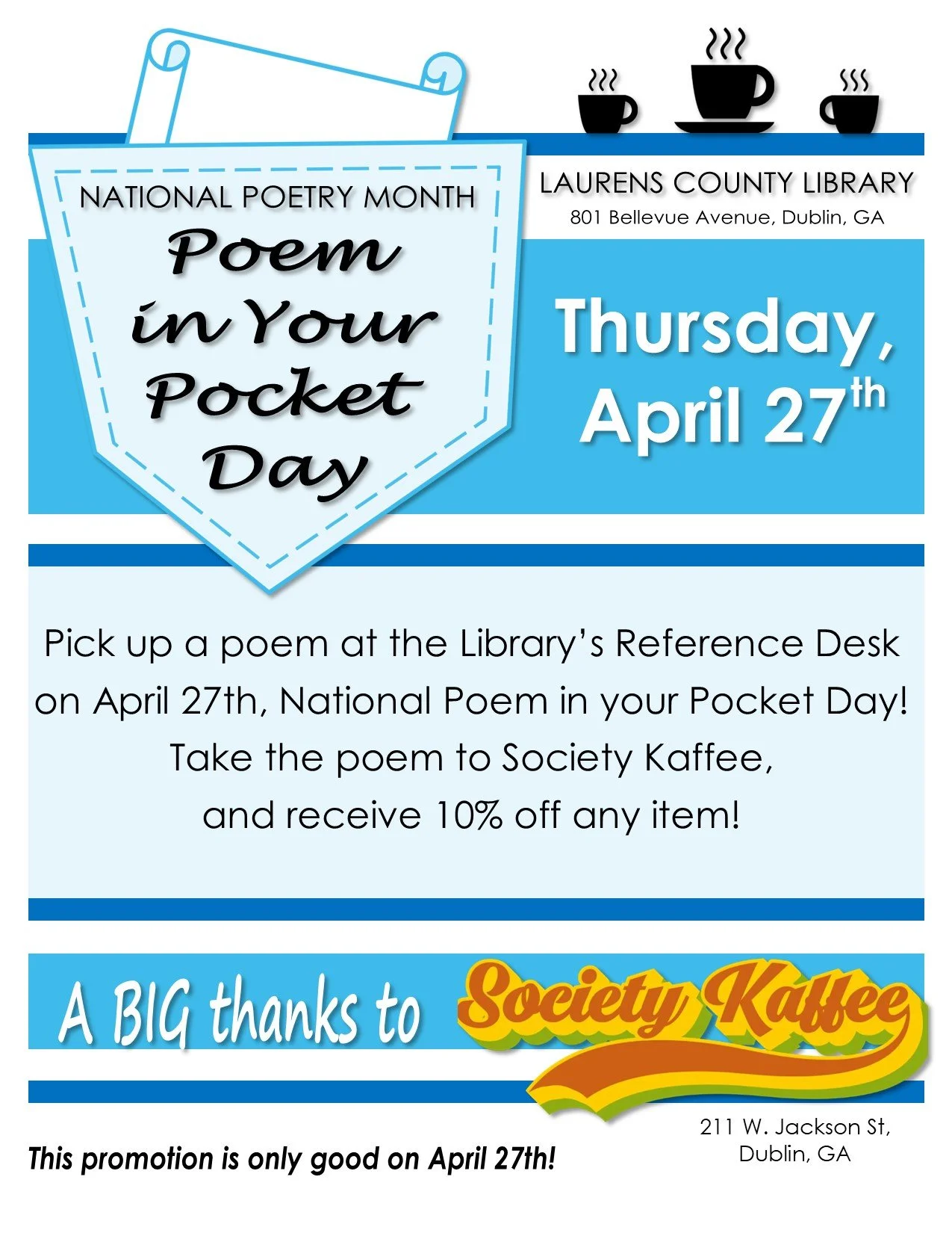 Poem in Your Pocket Day!