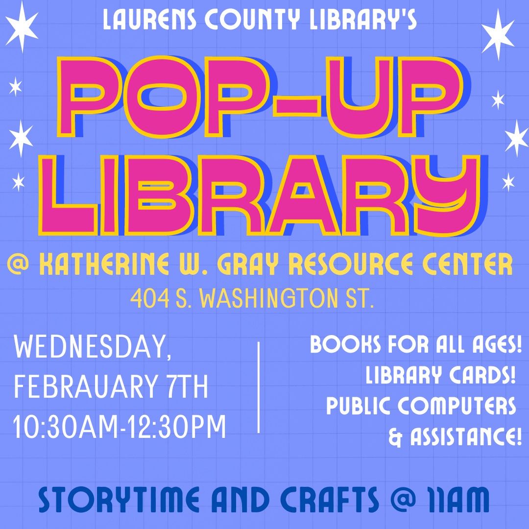Pop-Up Library @ KWG Resource Center