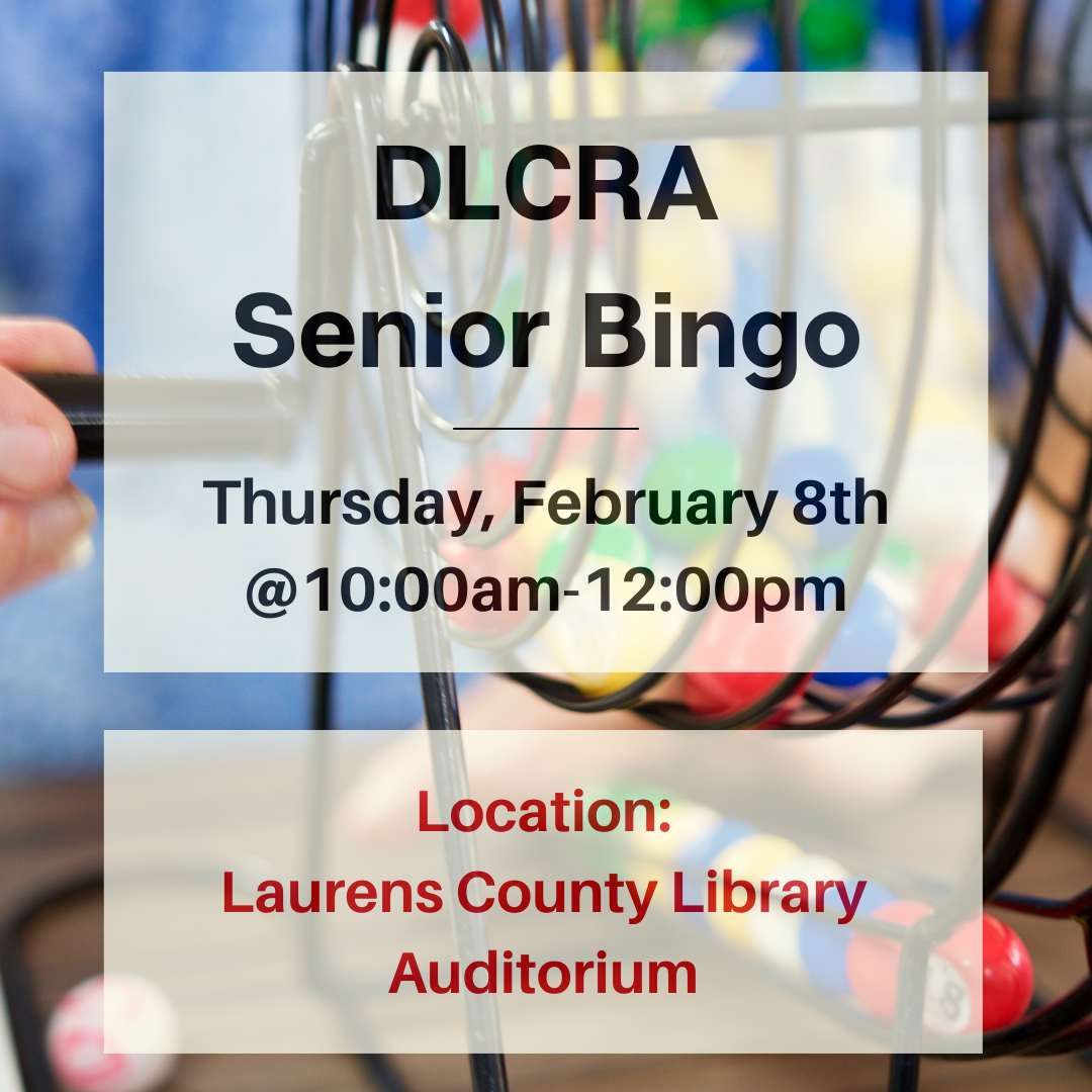 DLCRA Senior Bingo