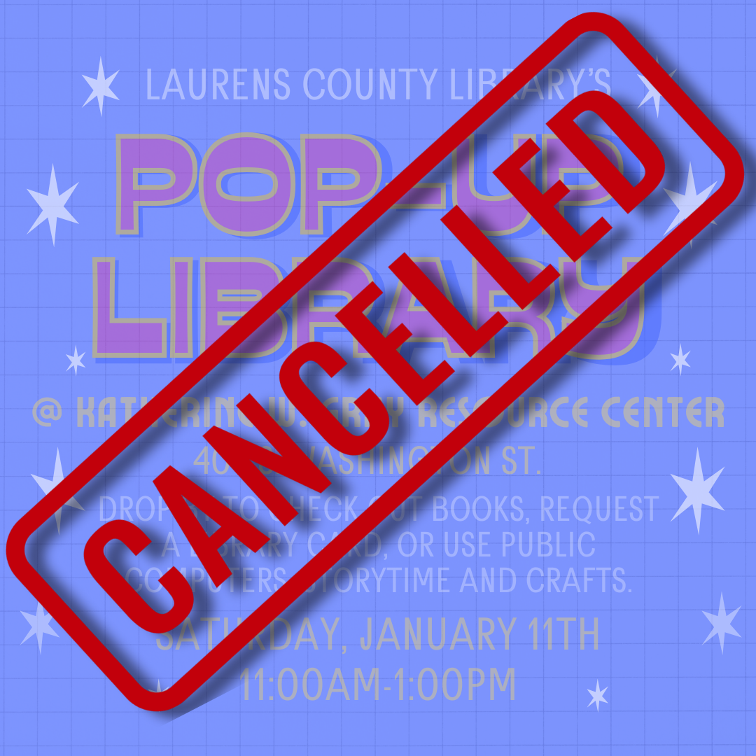 Cancelled: Pop-up Library @ Katherine W. Gray Resource Center
