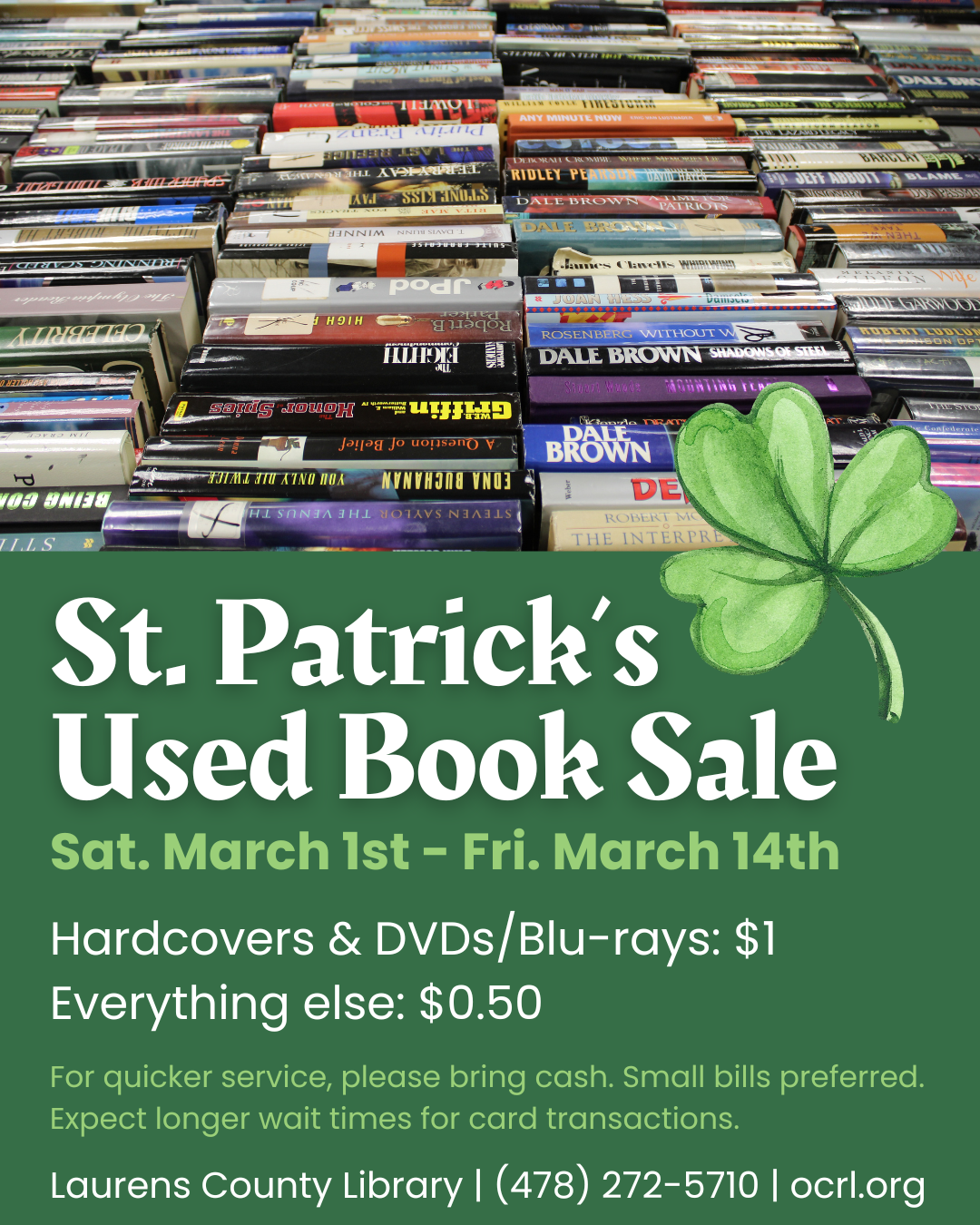 St. Patrick's Used Book Sale