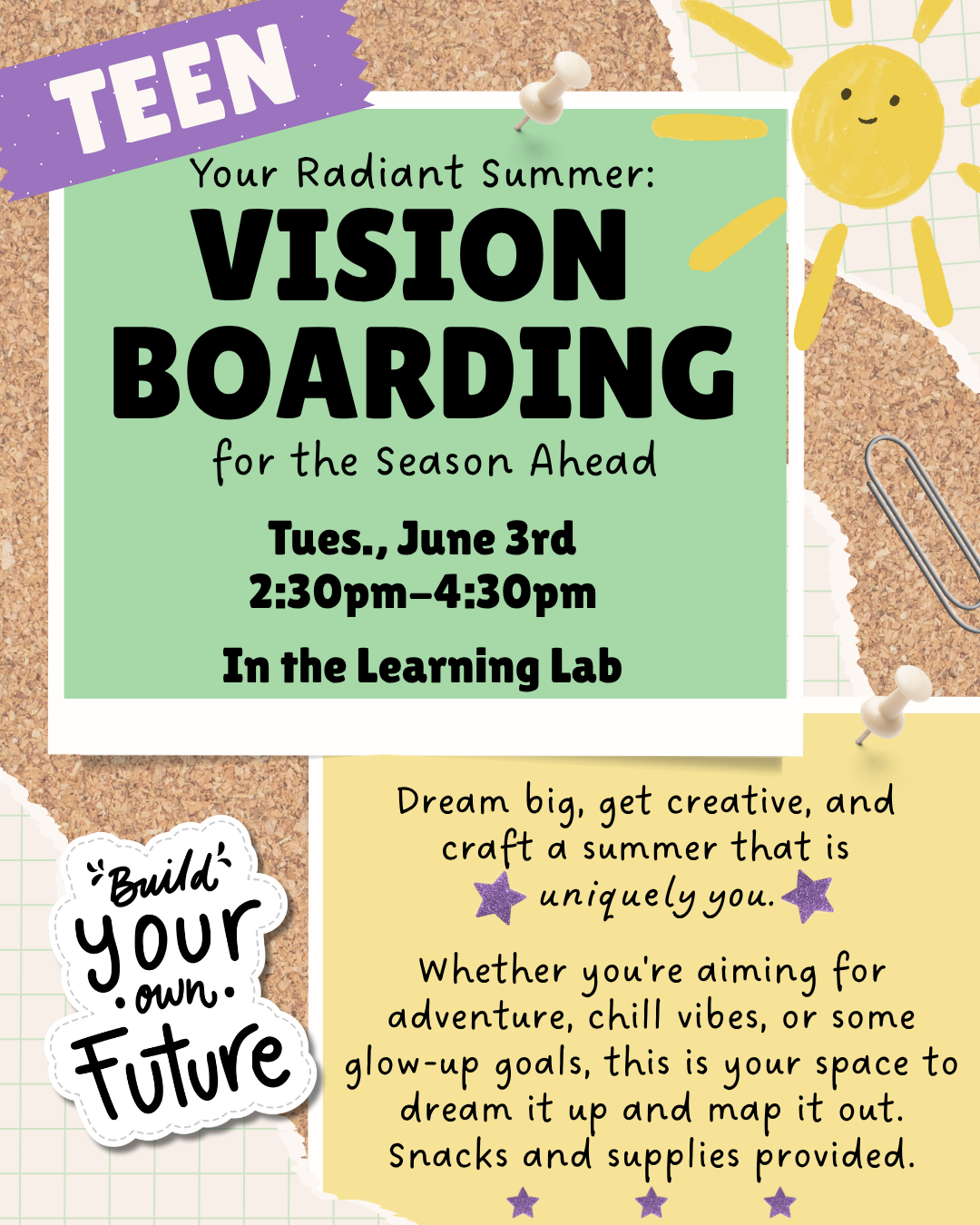 Your Radiant Summer: Vision Boarding for the Season Ahead (Teen and Tween Edition)