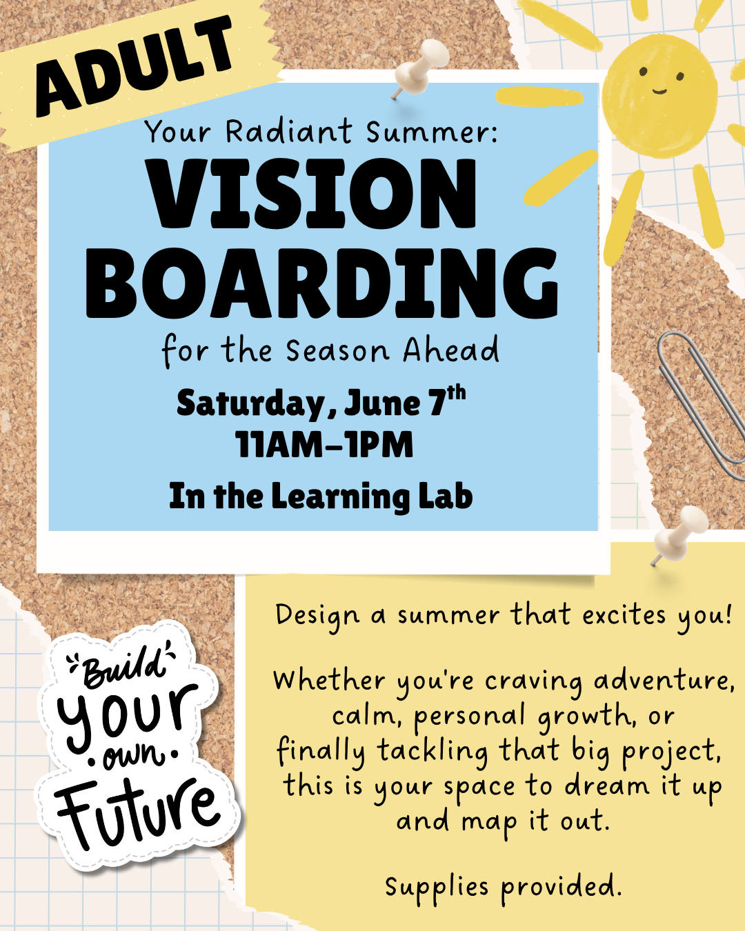 Your Radiant Summer: Vision Boarding for the Season Ahead (Adult Edition)