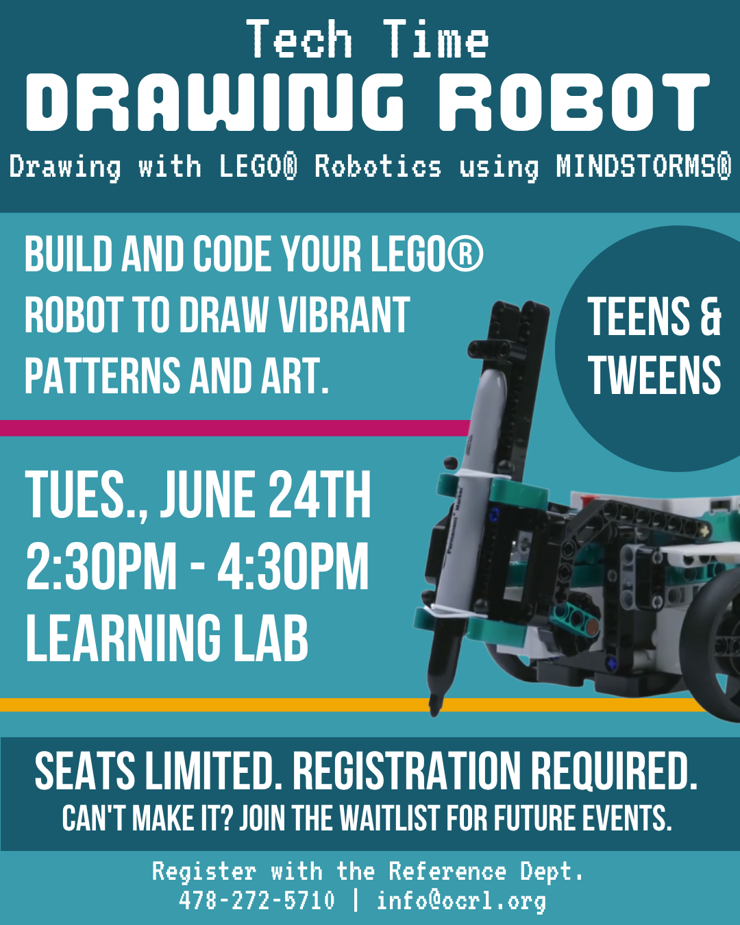 Tech Time: Drawing with LEGO® Robotics using MINDSTORMS®