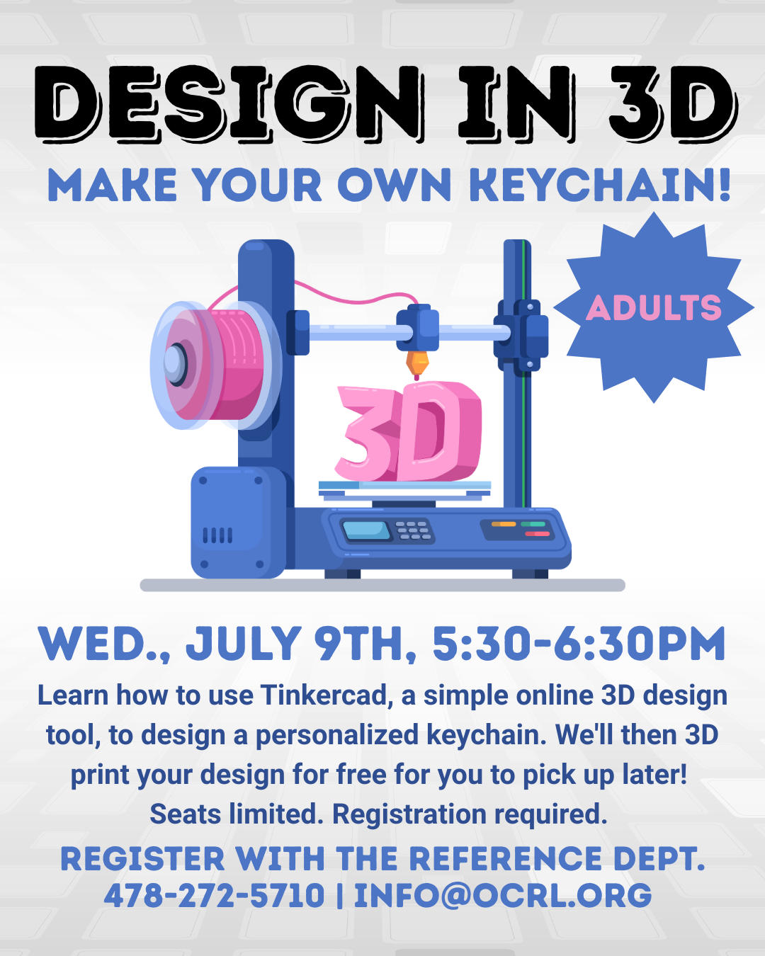 Design in 3D: Make Your Own Keychain! 