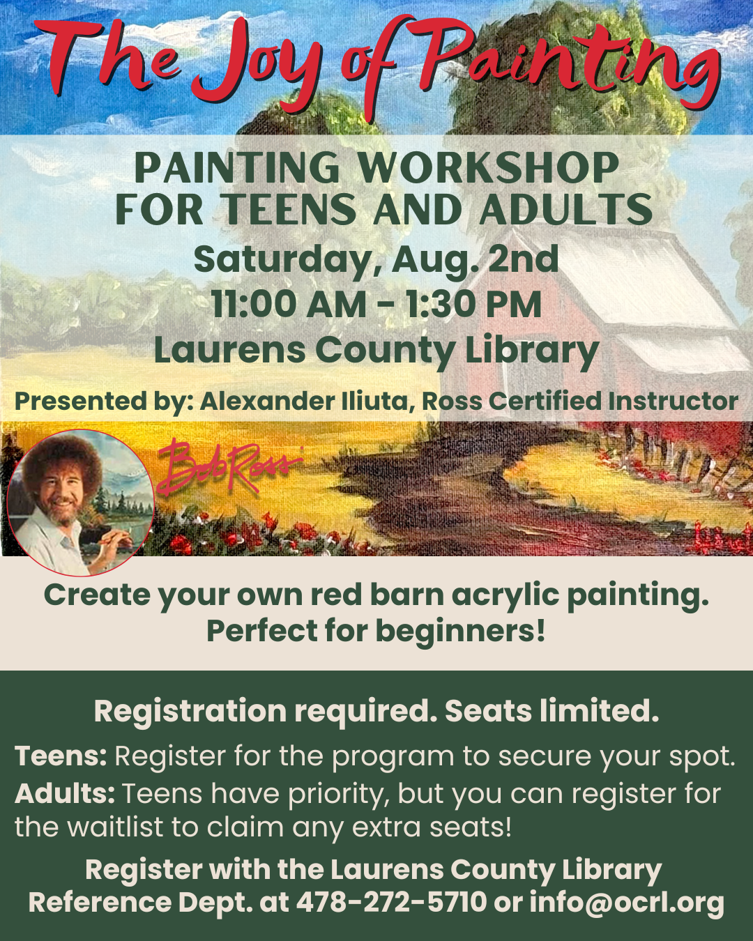 The Joy of Painting: Painting Workshop