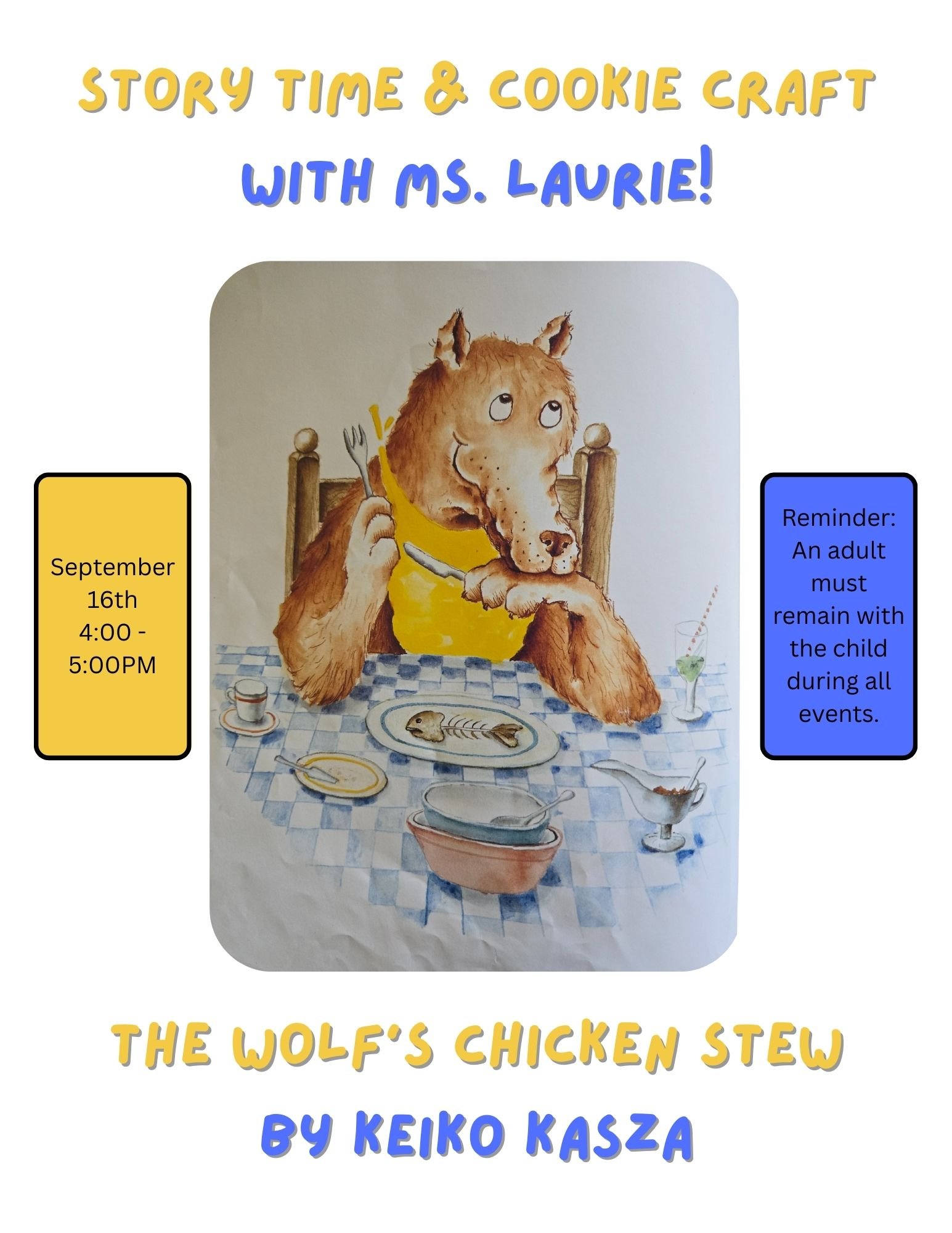 Story Time and Cookie Craft