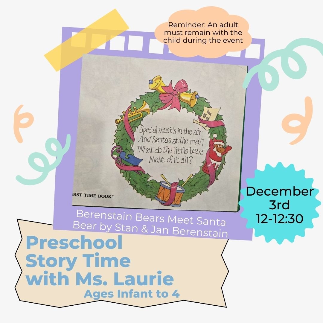 Preschool Story Time with Ms. Laurie