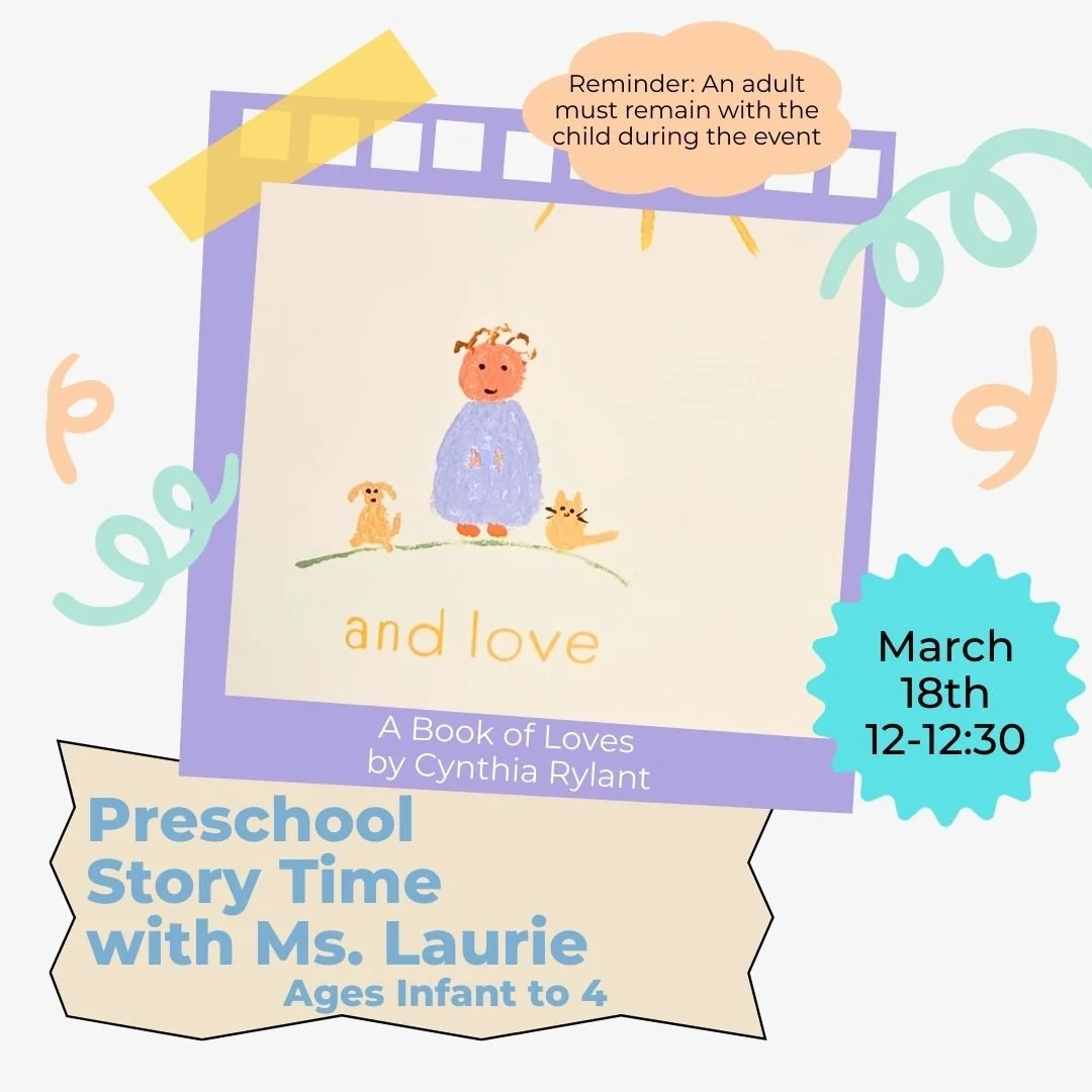 Preschool Story Time with Ms. Laurie