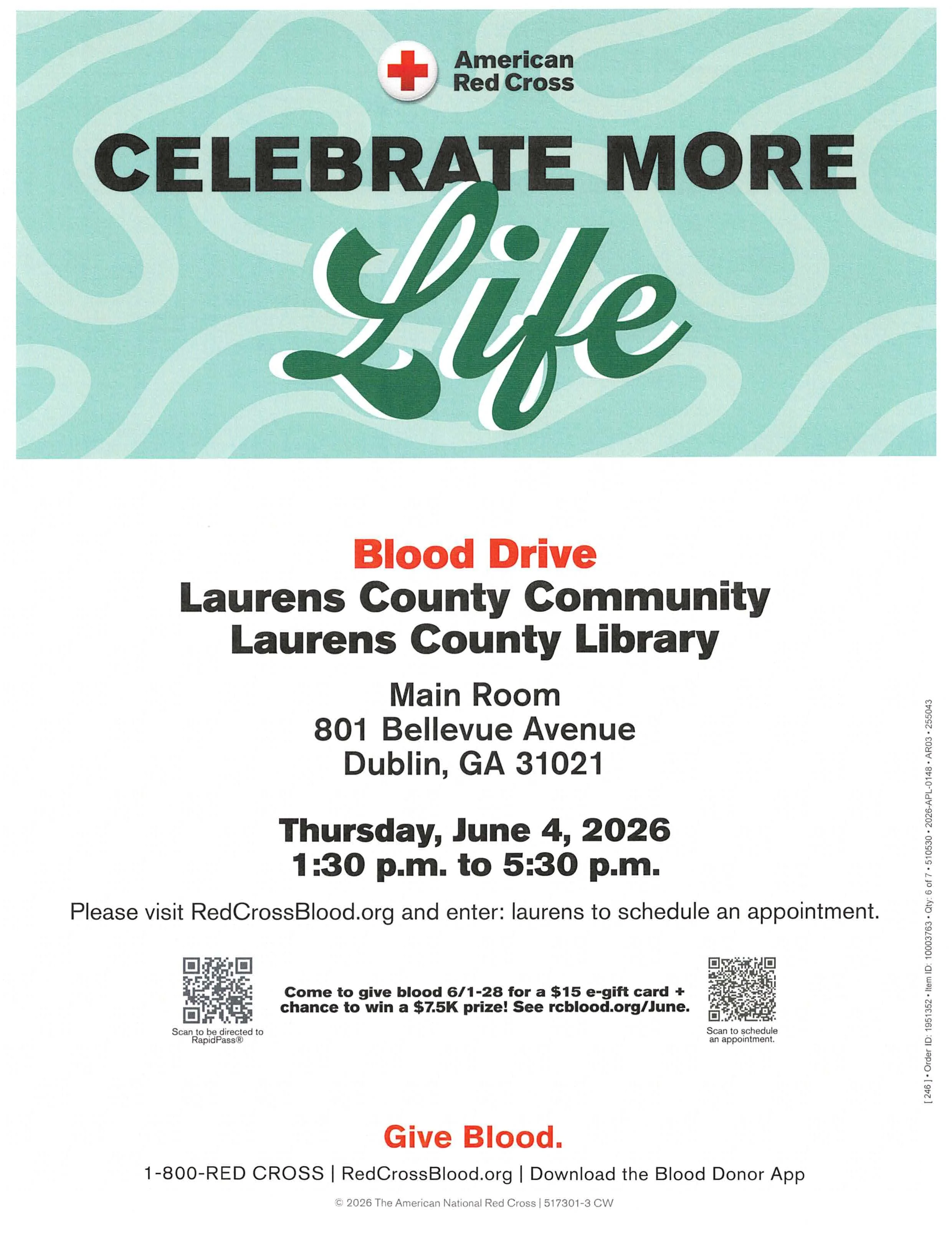 American Red Cross Blood Drive 