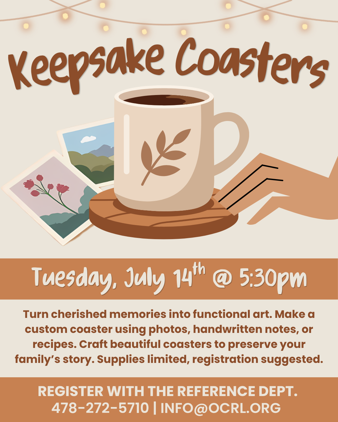 Keepsake Coasters