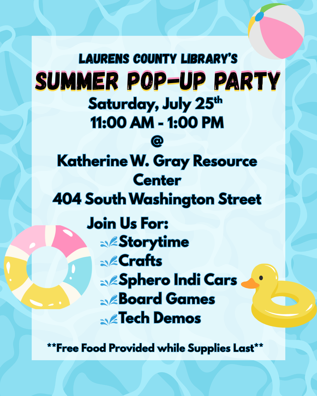 Summer Pop-Up Party @ KWG