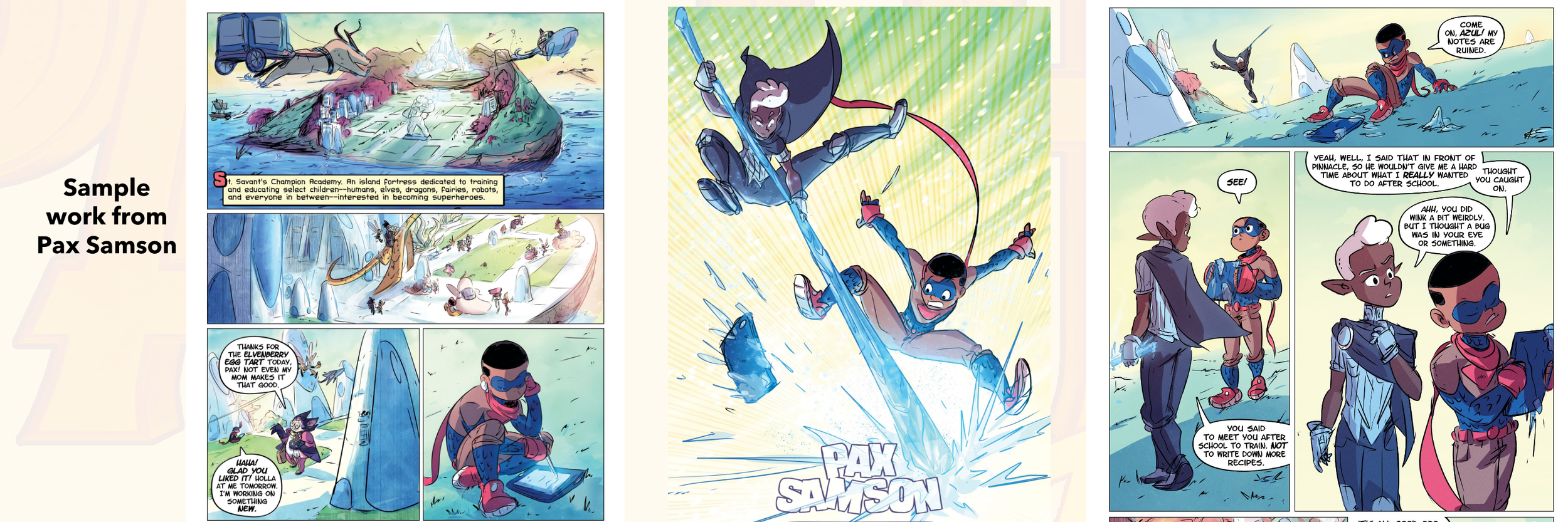 Sample work from Pax Samson