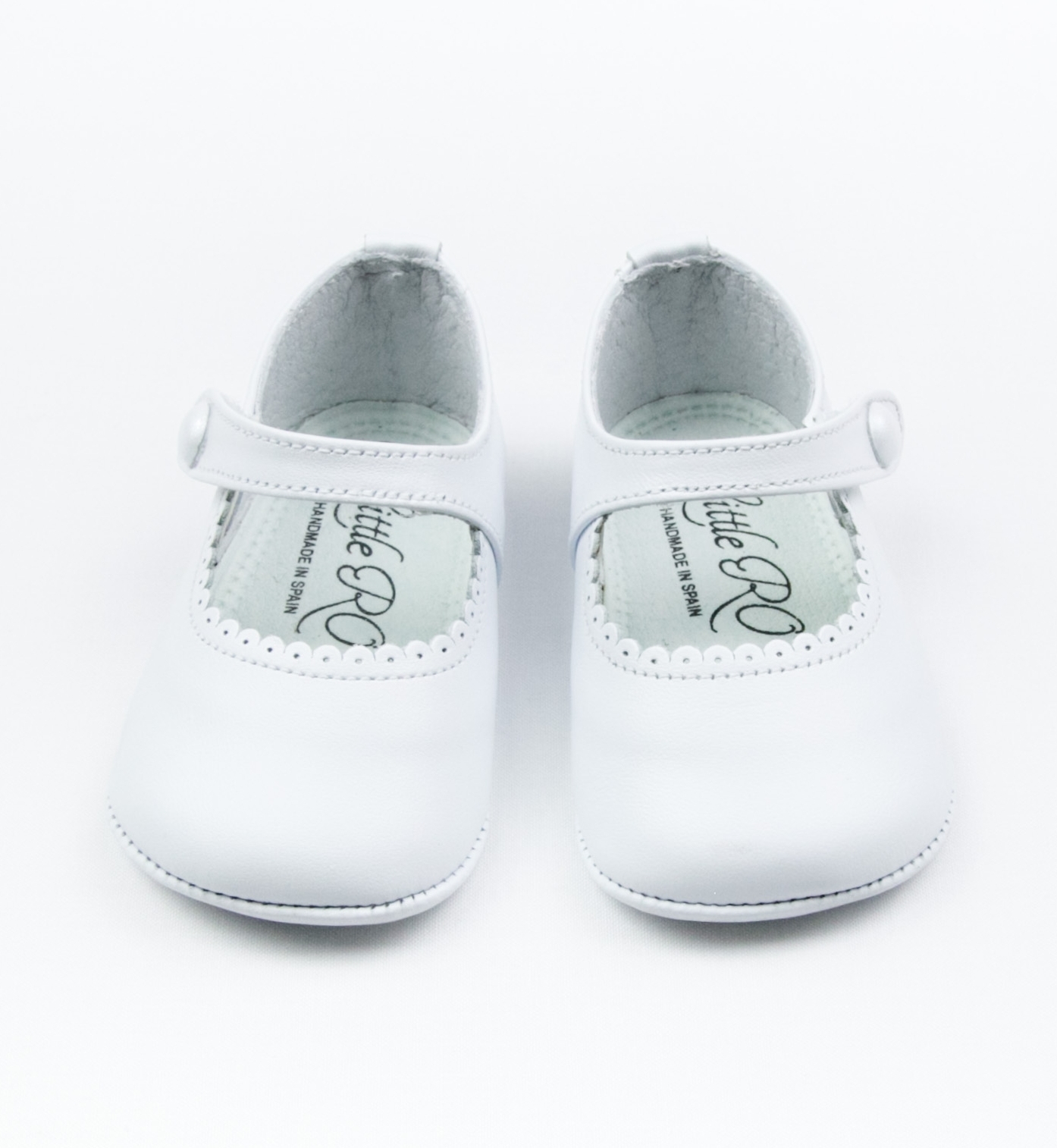baby girl white leather shoes