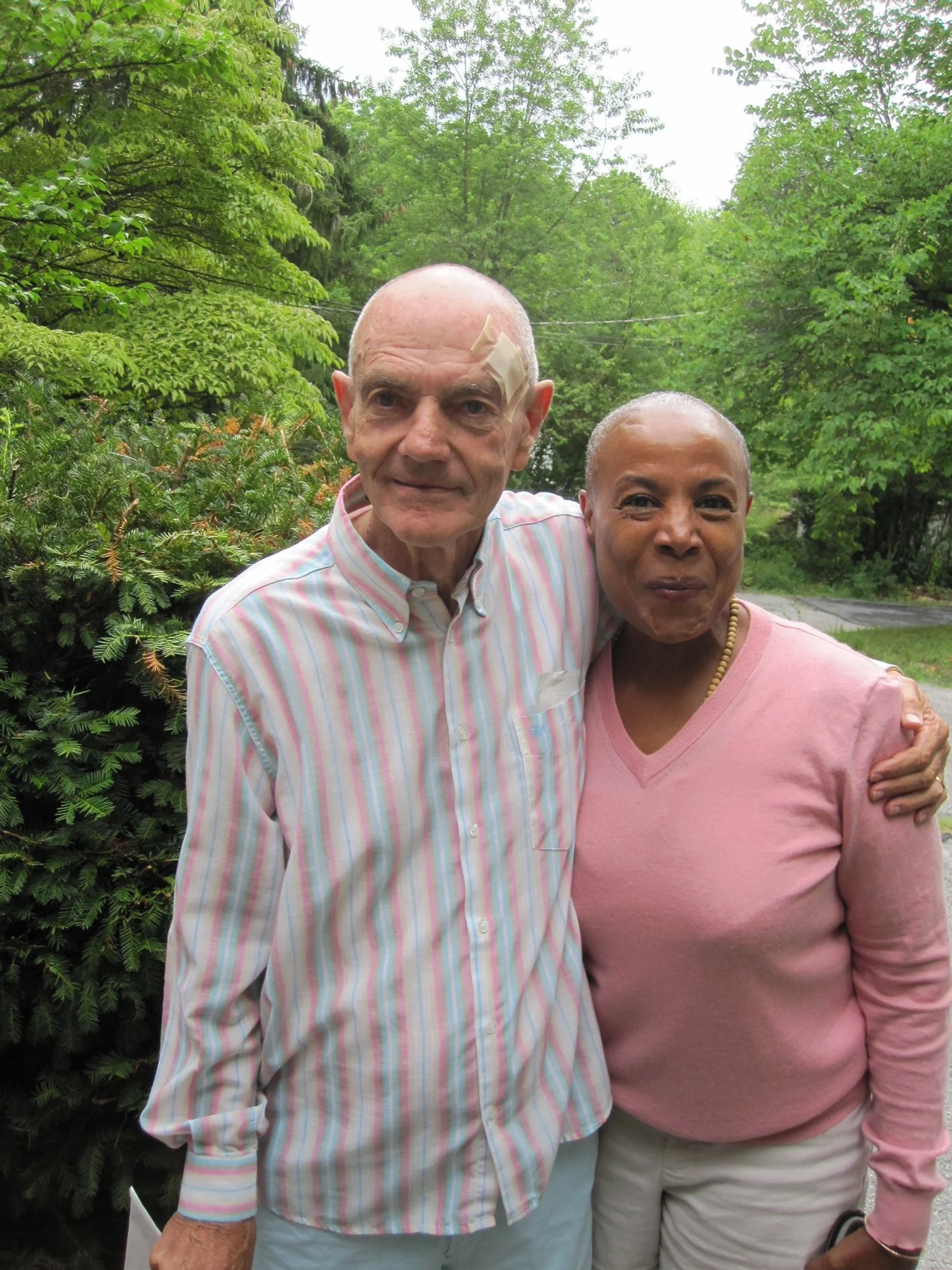 Me and Leonard Orr in pink sweater.JPG