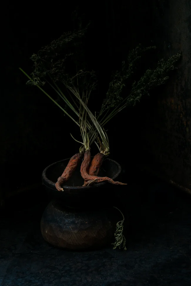 Carrot. Three.