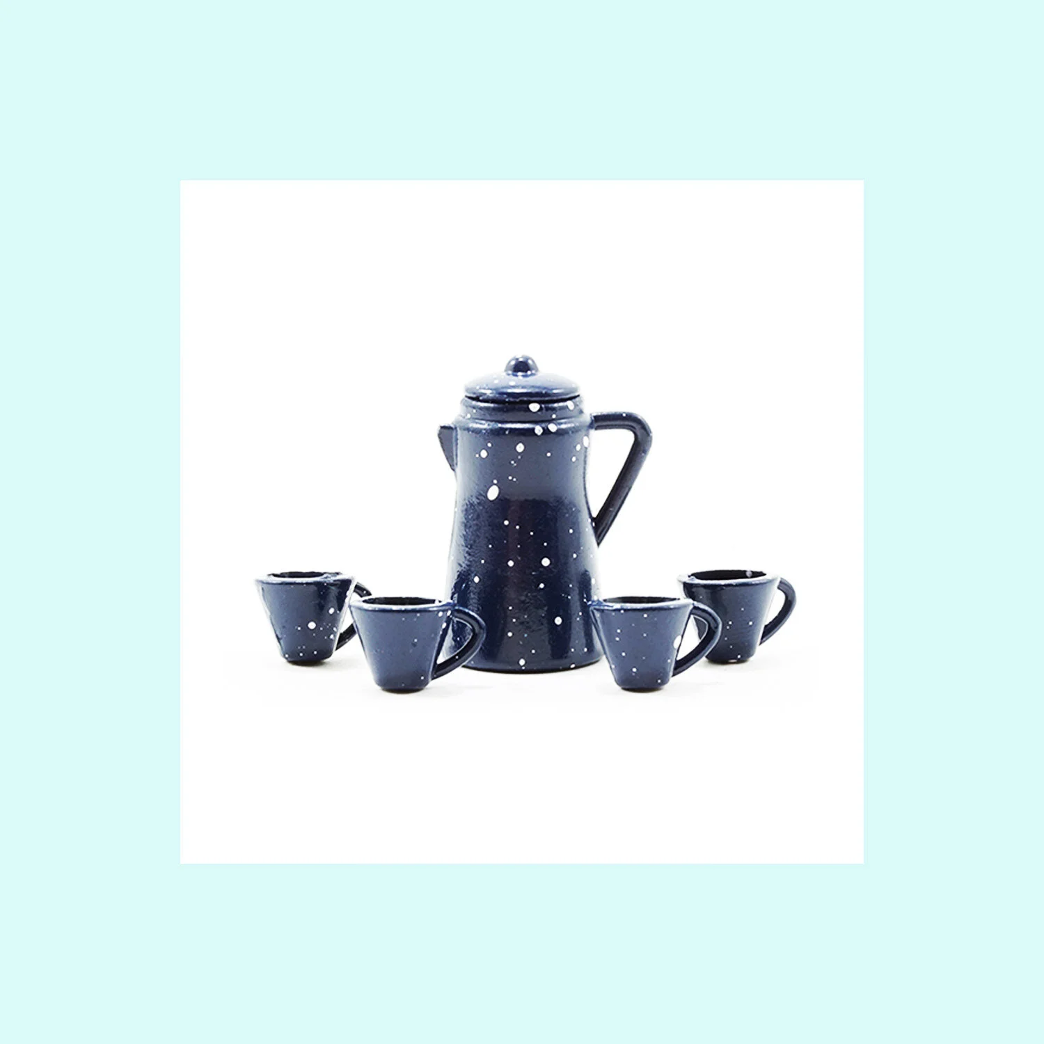 Coffee Set - Spatterware
