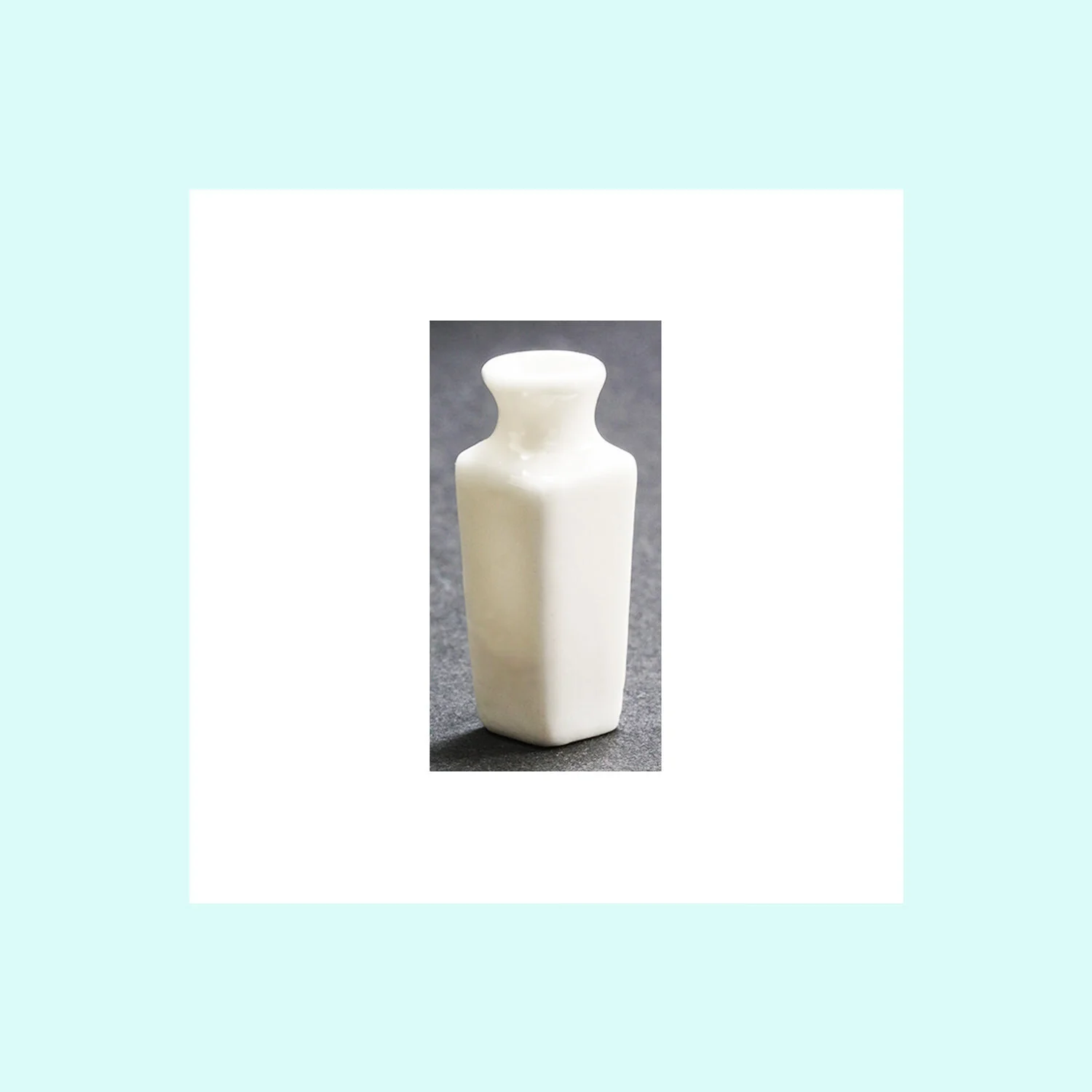 Slender White Vase