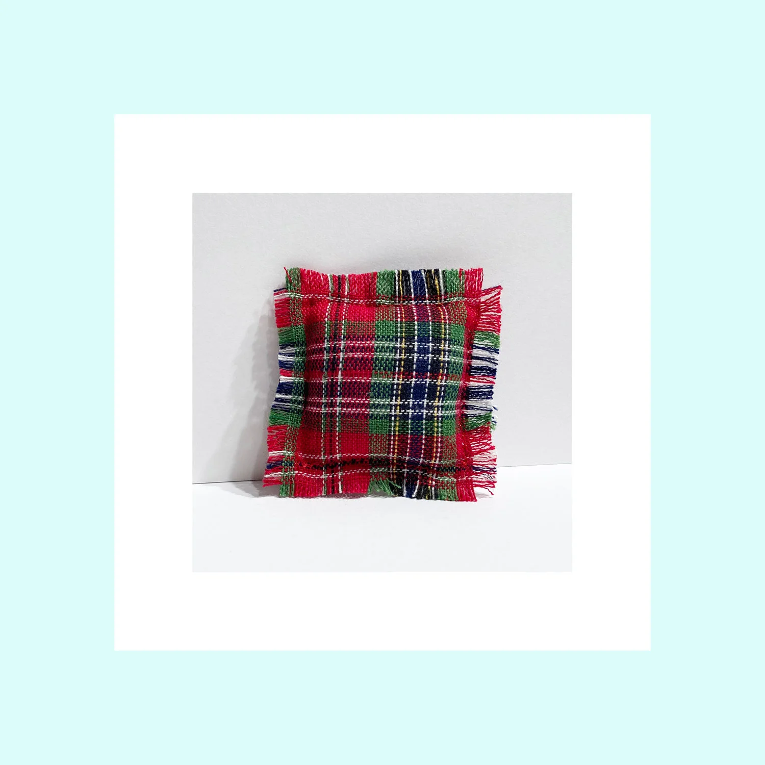 Plaid Throw and Pillows