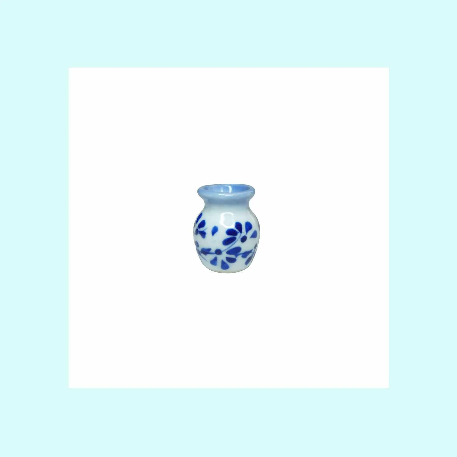 Blue & White Ceramic Vase