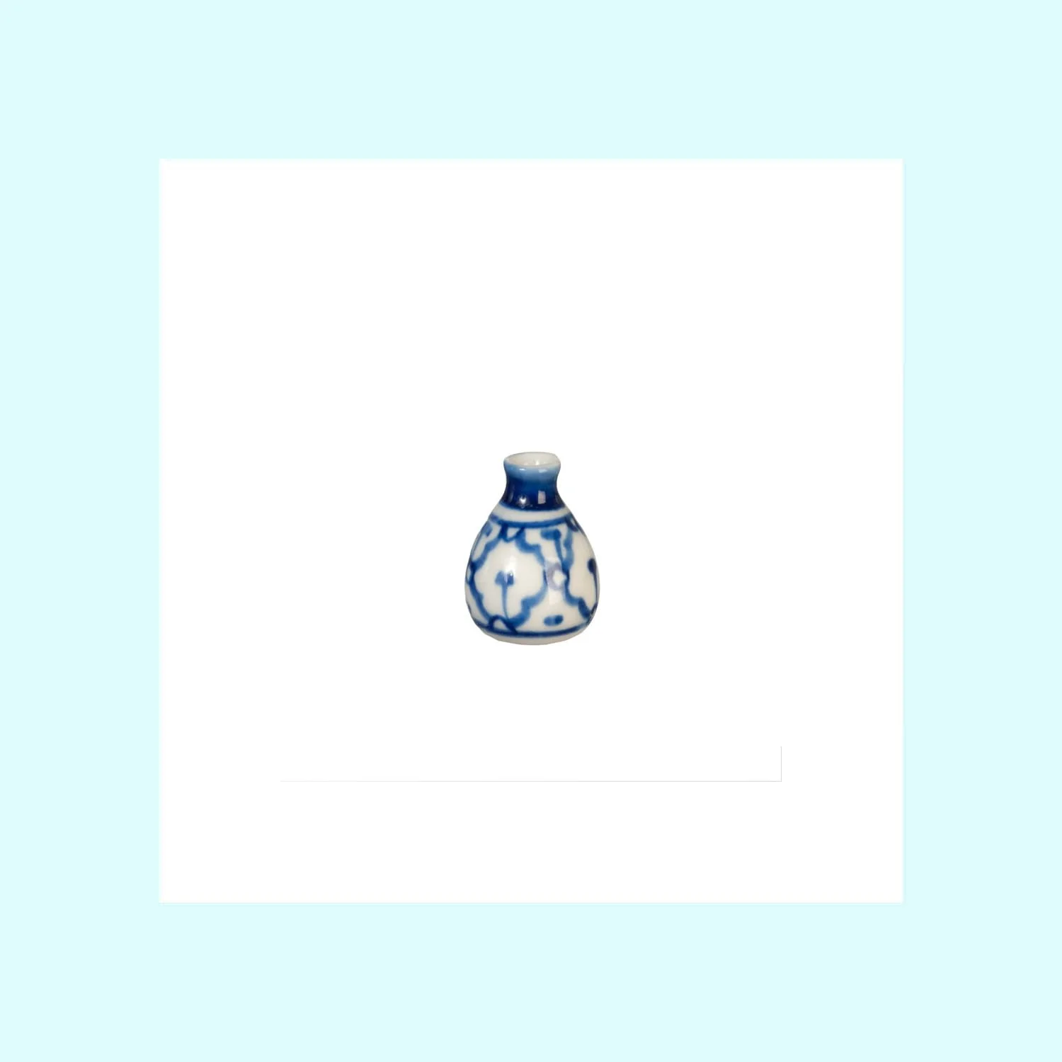 Vase with Blue Design