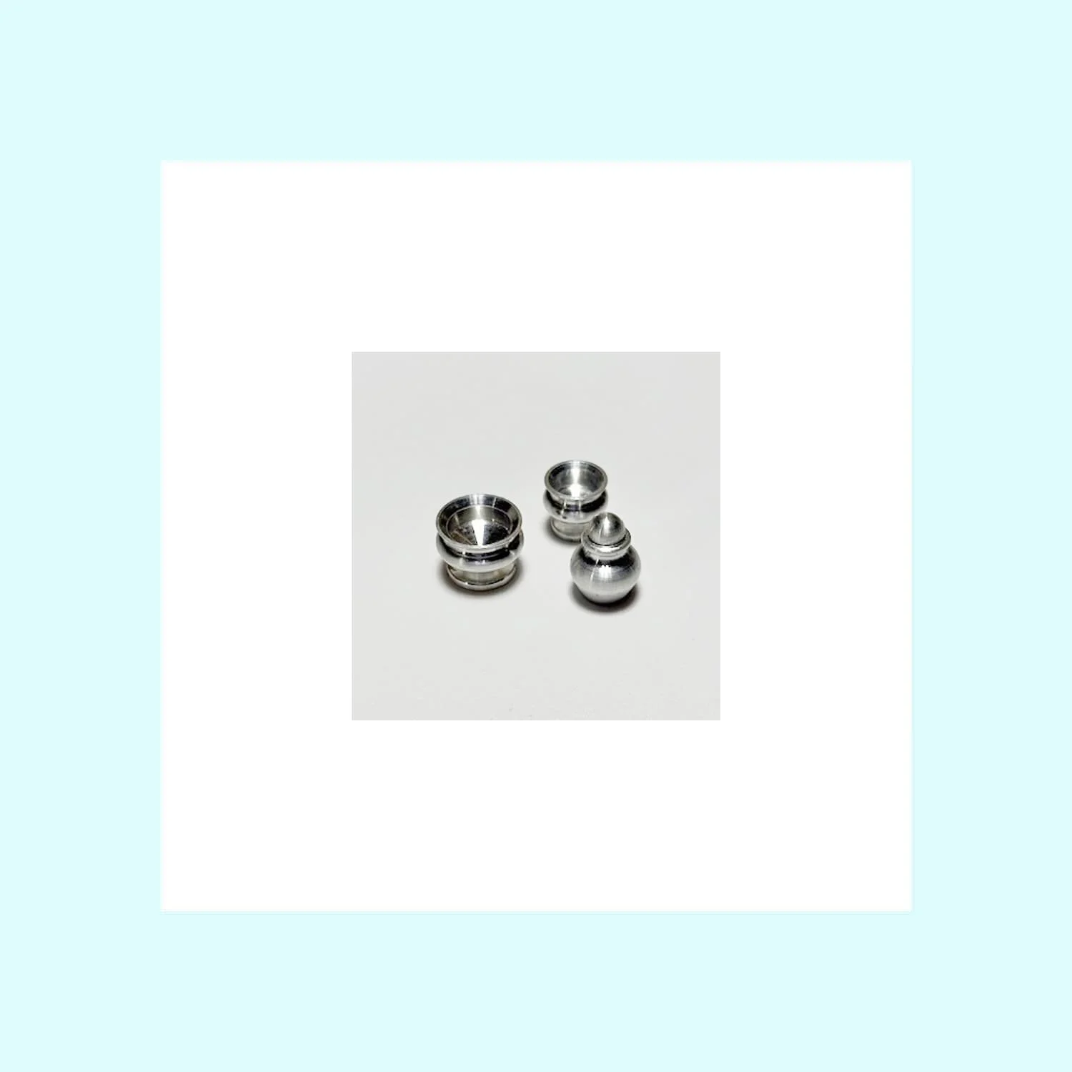 Turned Aluminum Container Set