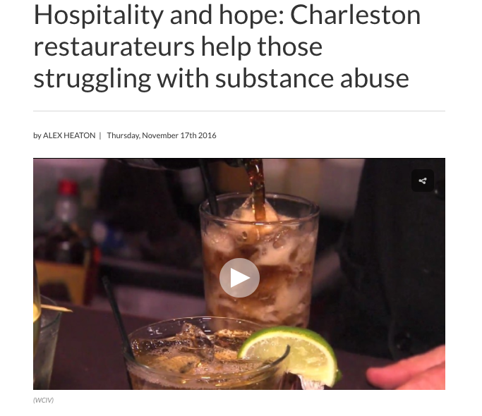 Hospitality and hope: Charleston restaurateurs help those struggling with substance abuse