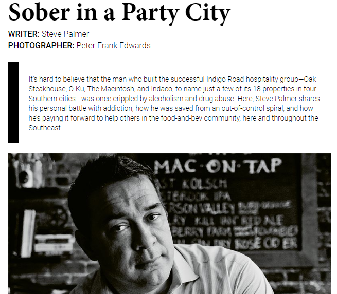 Sober in a Party City