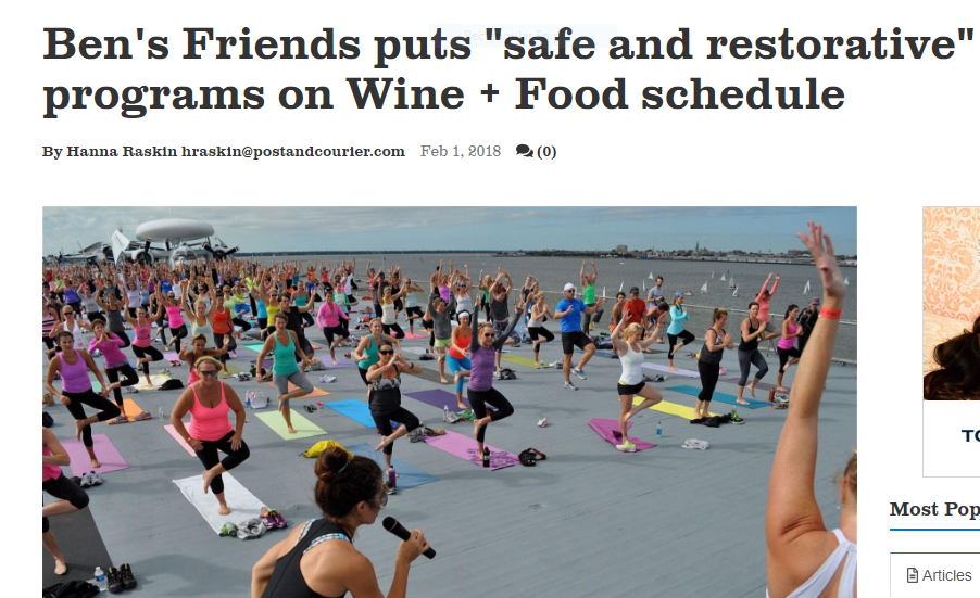 Ben's Friends puts "safe and restorative" programs on Wine + Food schedule