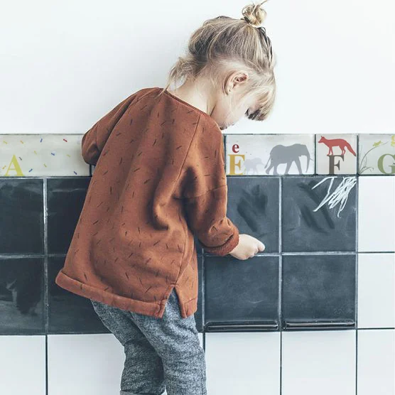All | Children's Alphabet Tiles, Consonants and vowels to learn your Alphabet, Striking interior, Handmade in UK, Designed by 3cubed