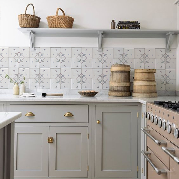 Ivory | Delicate design of birds and butterflies, Matt ivory, Designed by 3cubed, Modern farmhouse style,