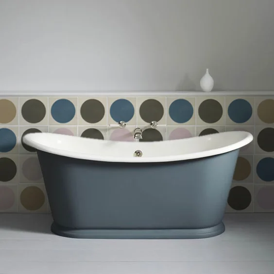 Luna | Mixed colour pallet | Art Deco design style and influence, Handmade Tiles, Designed by 3cubed, Iridescence qualities of lustre glazes
