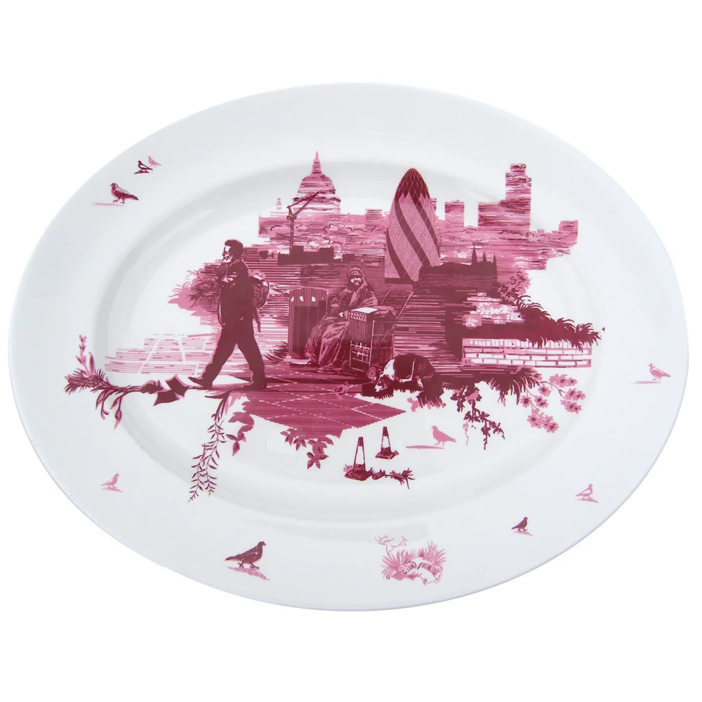 London | Pink | 16"Oval