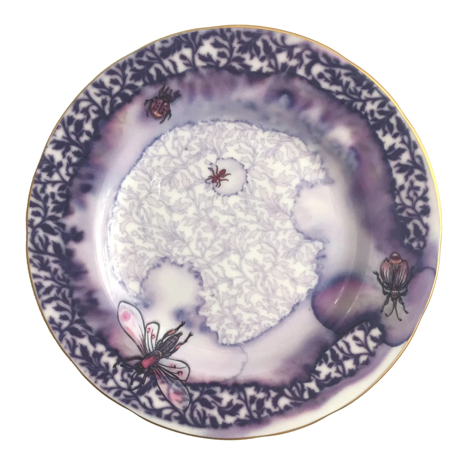 Chelsea Insect | 6"/16.5cm | scallop plate