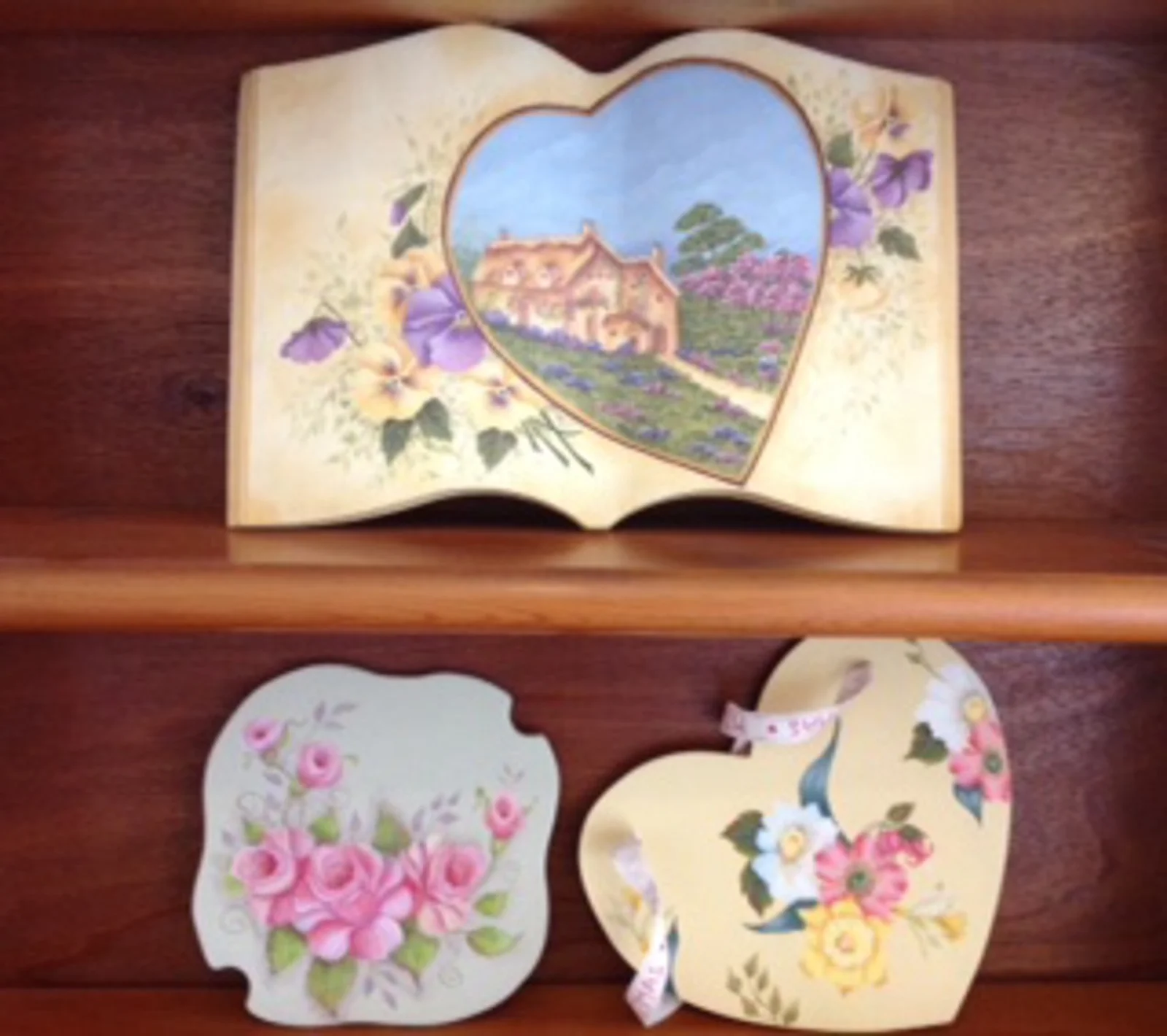 Decorative Paintings Acrylic on woods HR - Kumiko Masterton