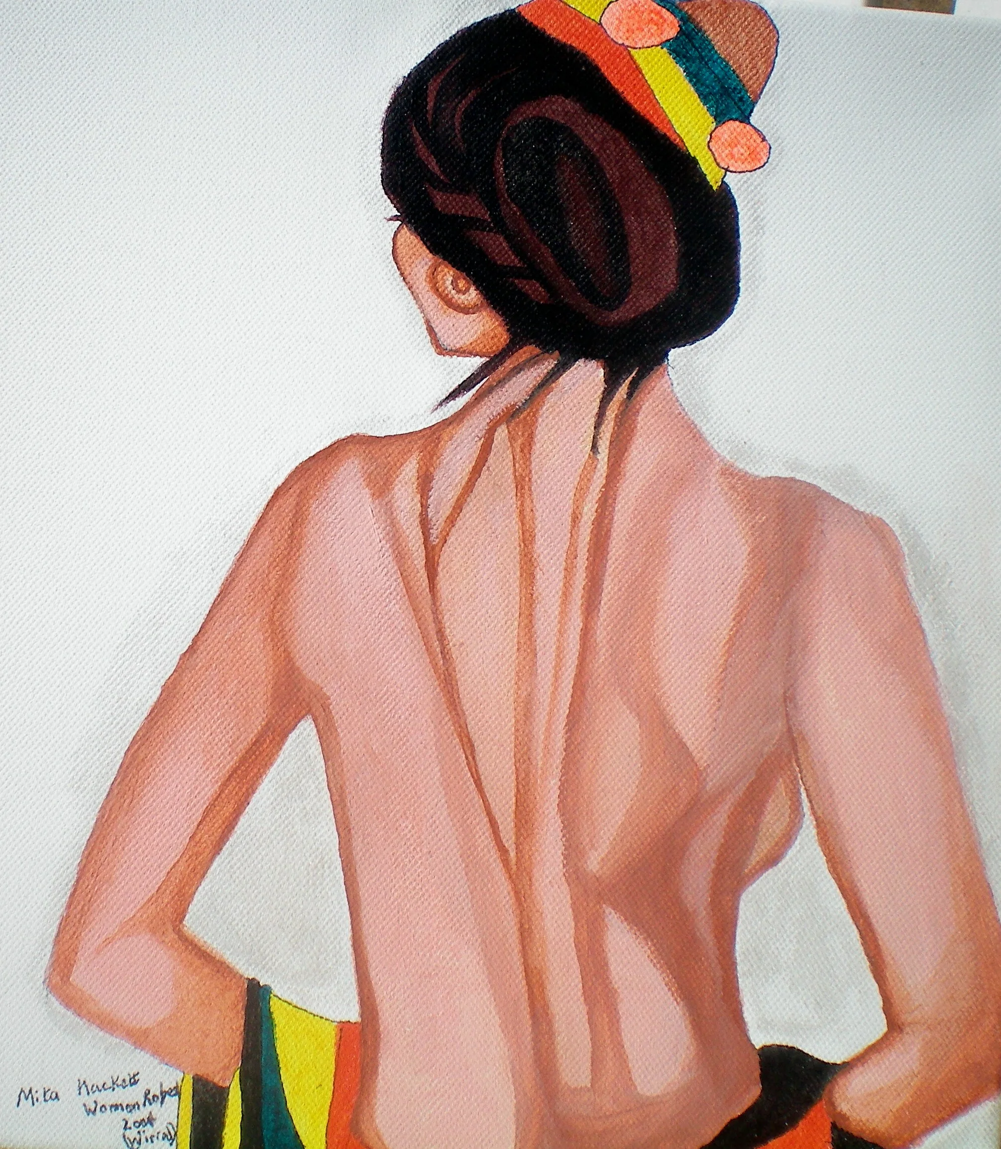 Woman, robed