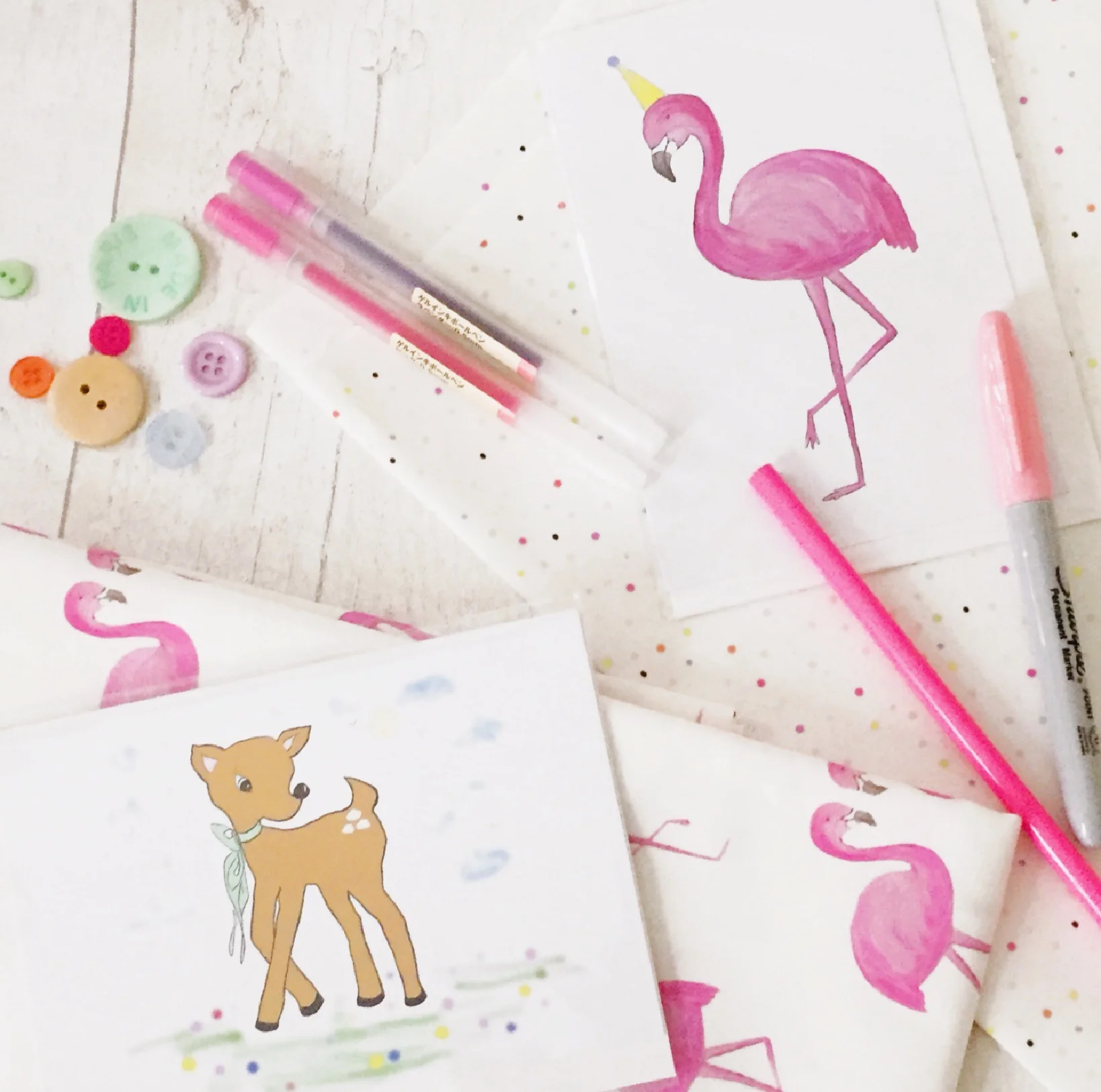 Wilde and Sinclair fabric and cards