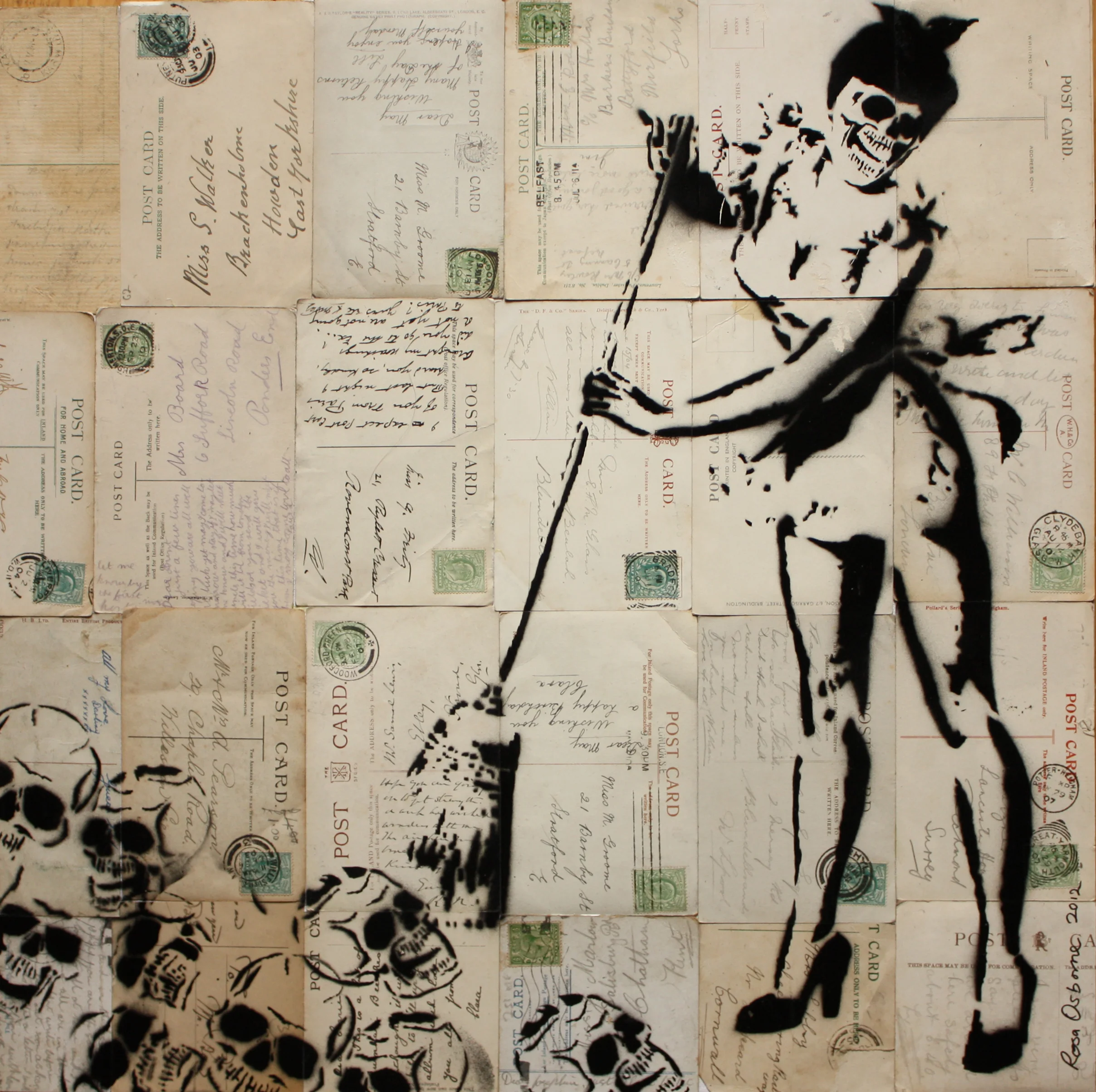 Skullery maid collage