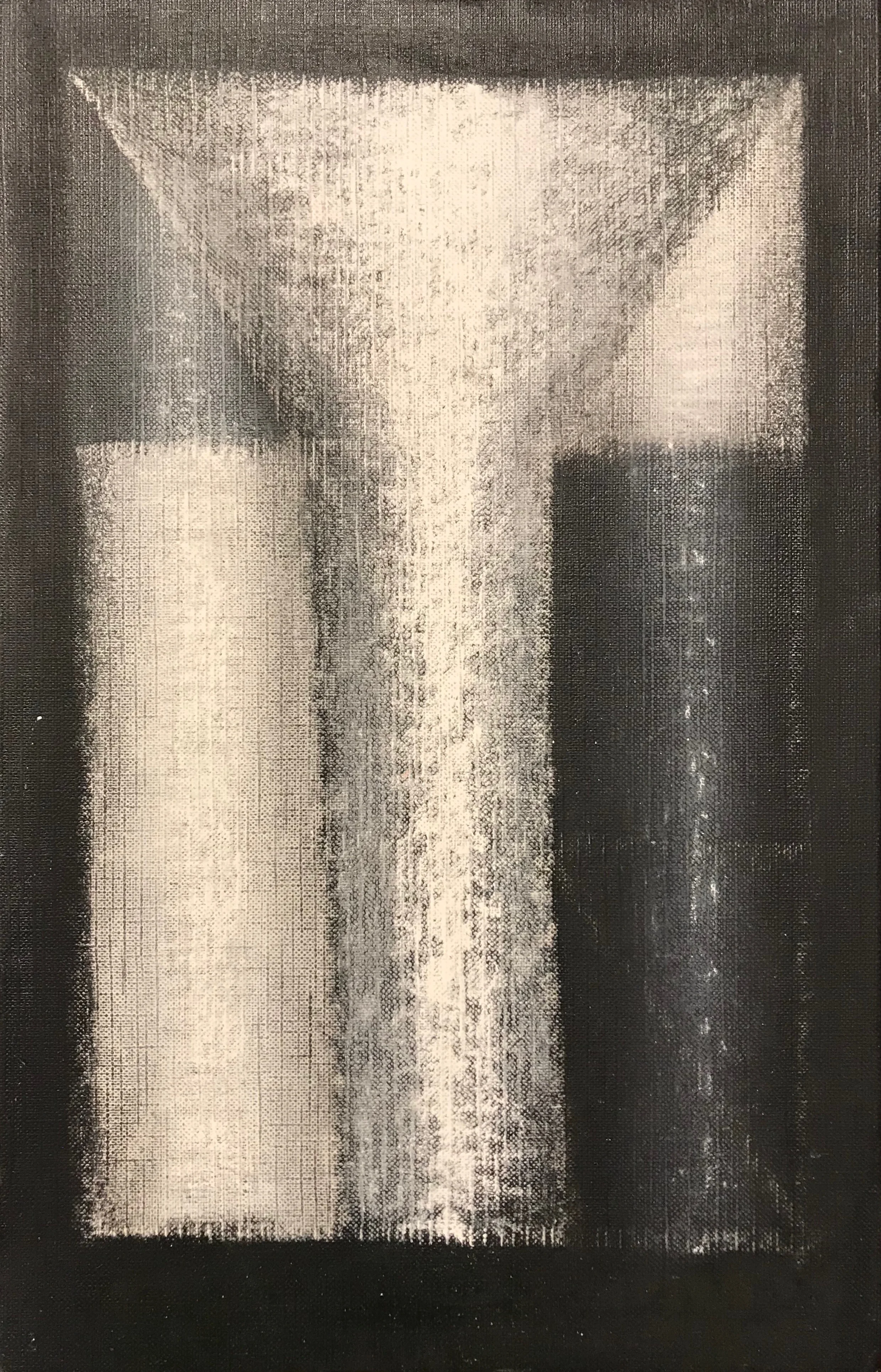 'Three White Poles & Funnel'